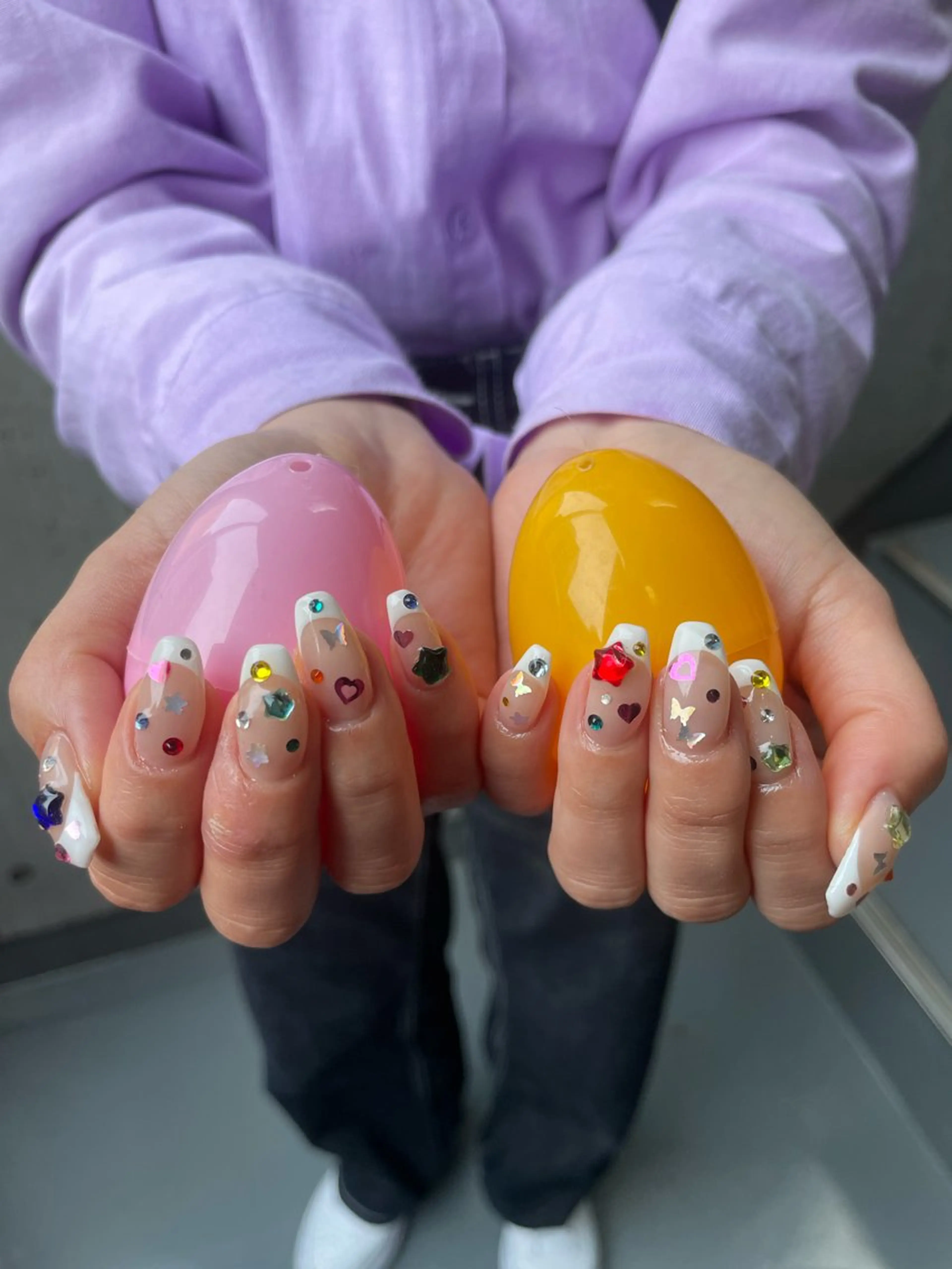 ネイル 🫧Sunrich lu🤍のネイルデザイン