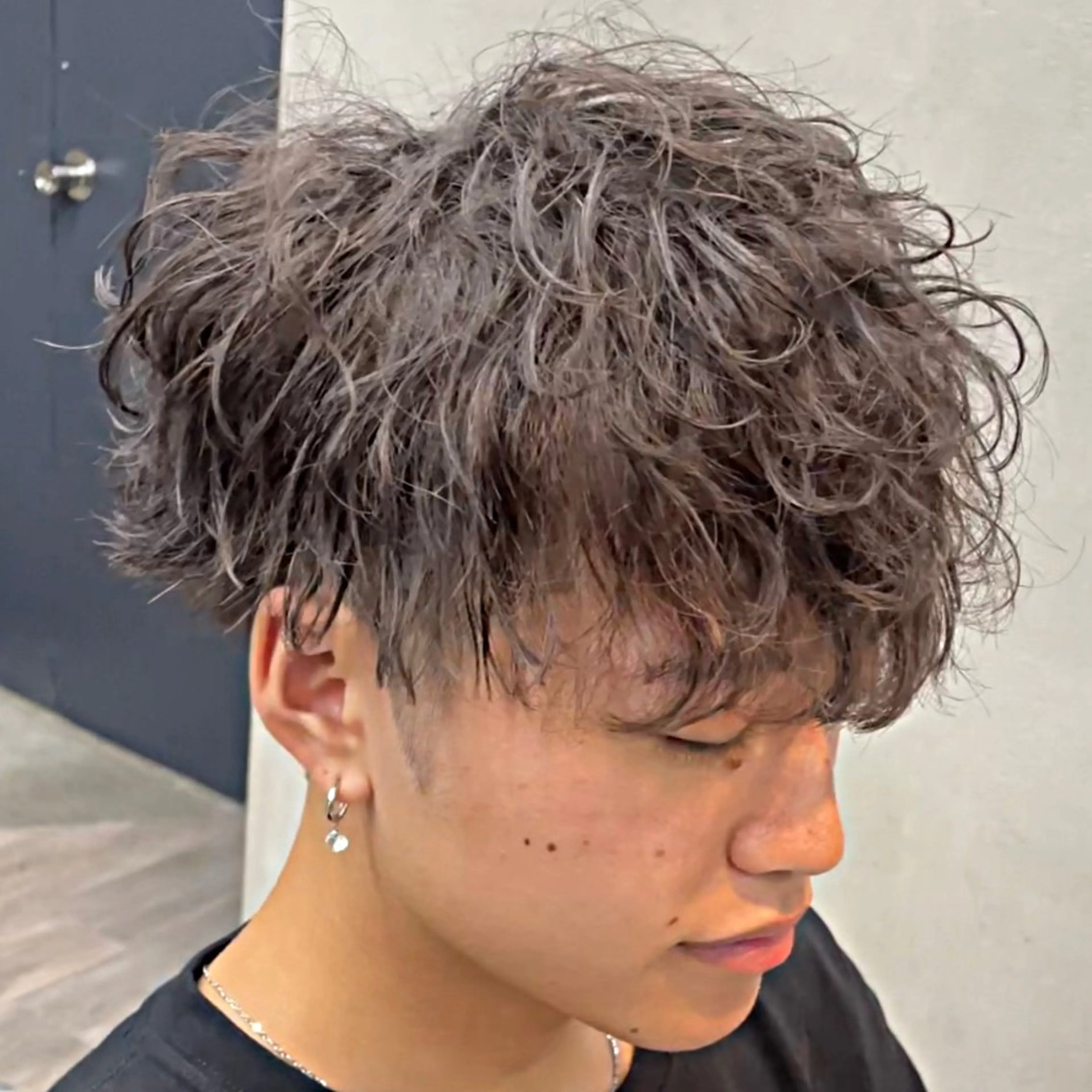 ロング メンズ 💈メッシュパーマ 特化💈ユウマ💈のヘアスタイル