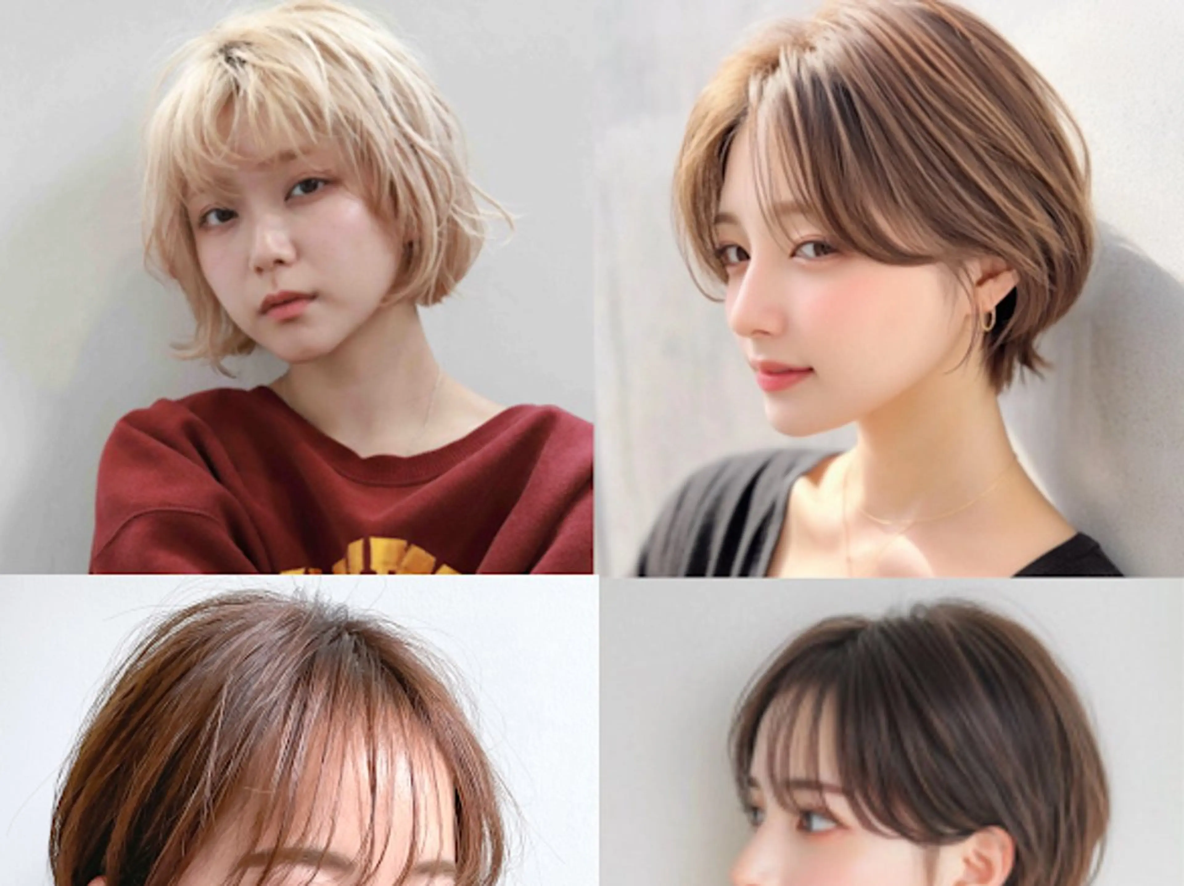 ショート 切りっぱなしボブ× 透明感カラー 原田のヘアスタイル