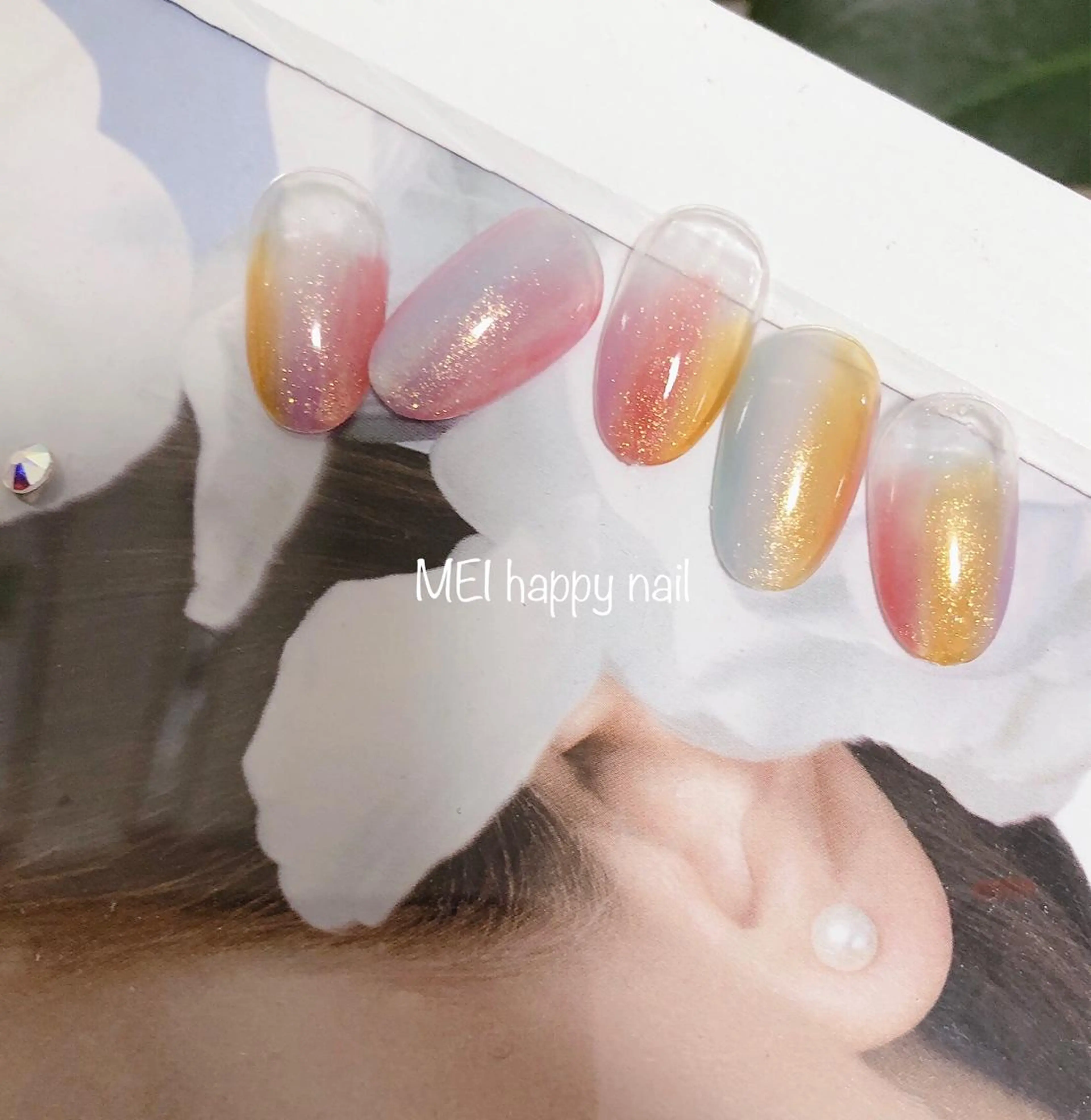 ネイル 北浦和 自爪育成ケアのネイルデザイン