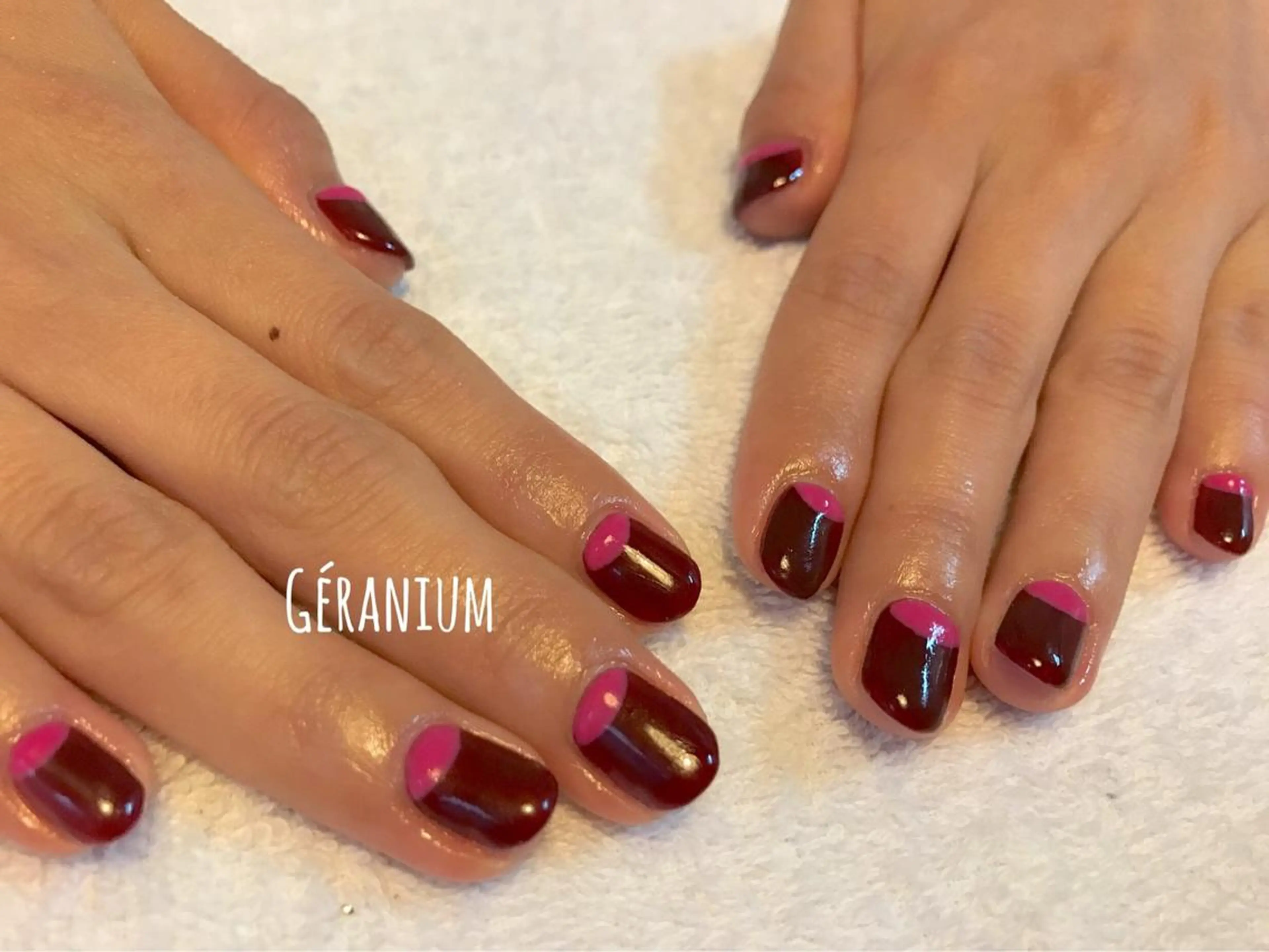ネイル ハンドネイル フットネイル GéRanium Harukaのネイルデザイン