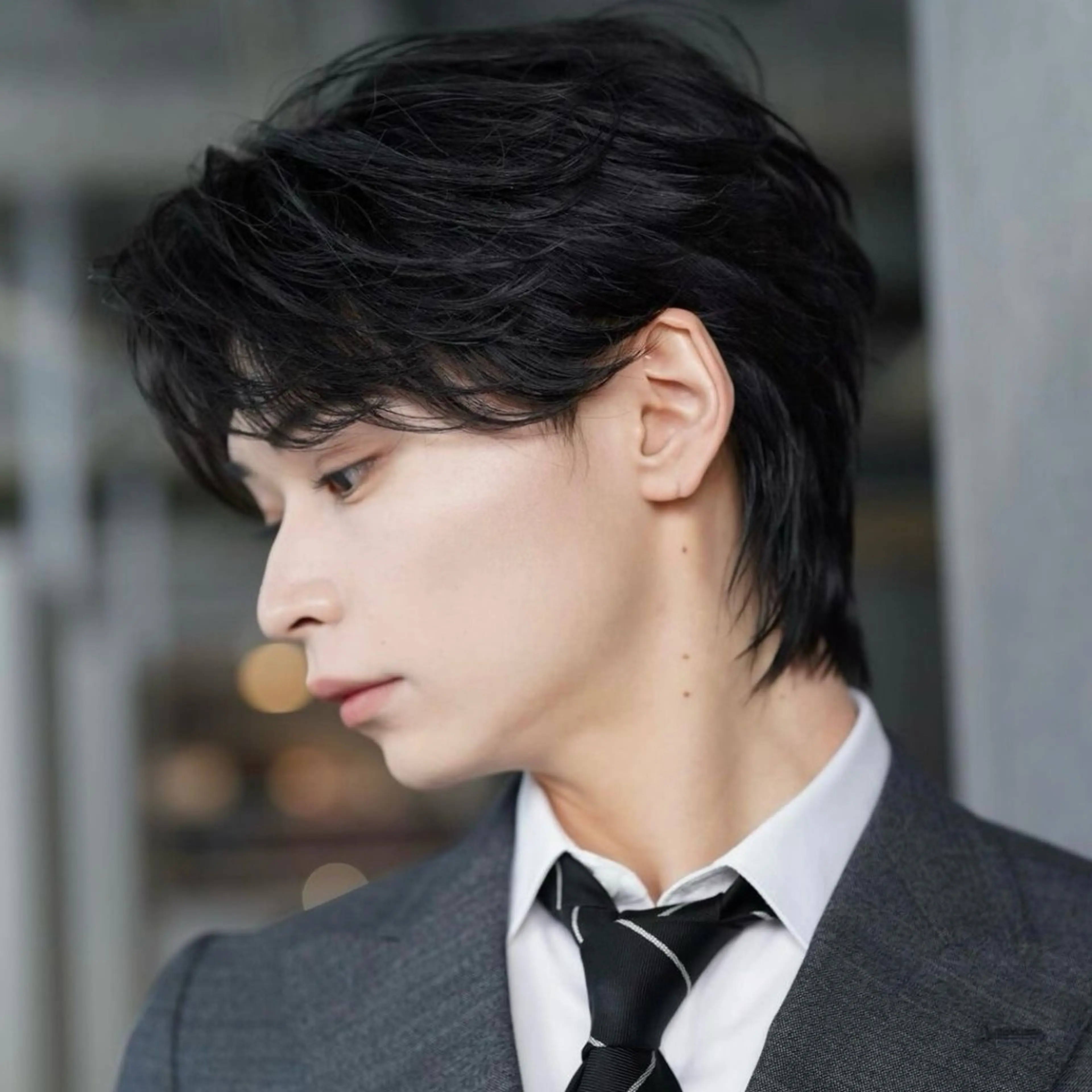 ⭐️人気No. 2⭐️【🇰🇷メンズカット＋ニュアンスパーマ🇨🇳】シャンプートリートメント込み❤️‍🔥毛流れ✂︎の写真