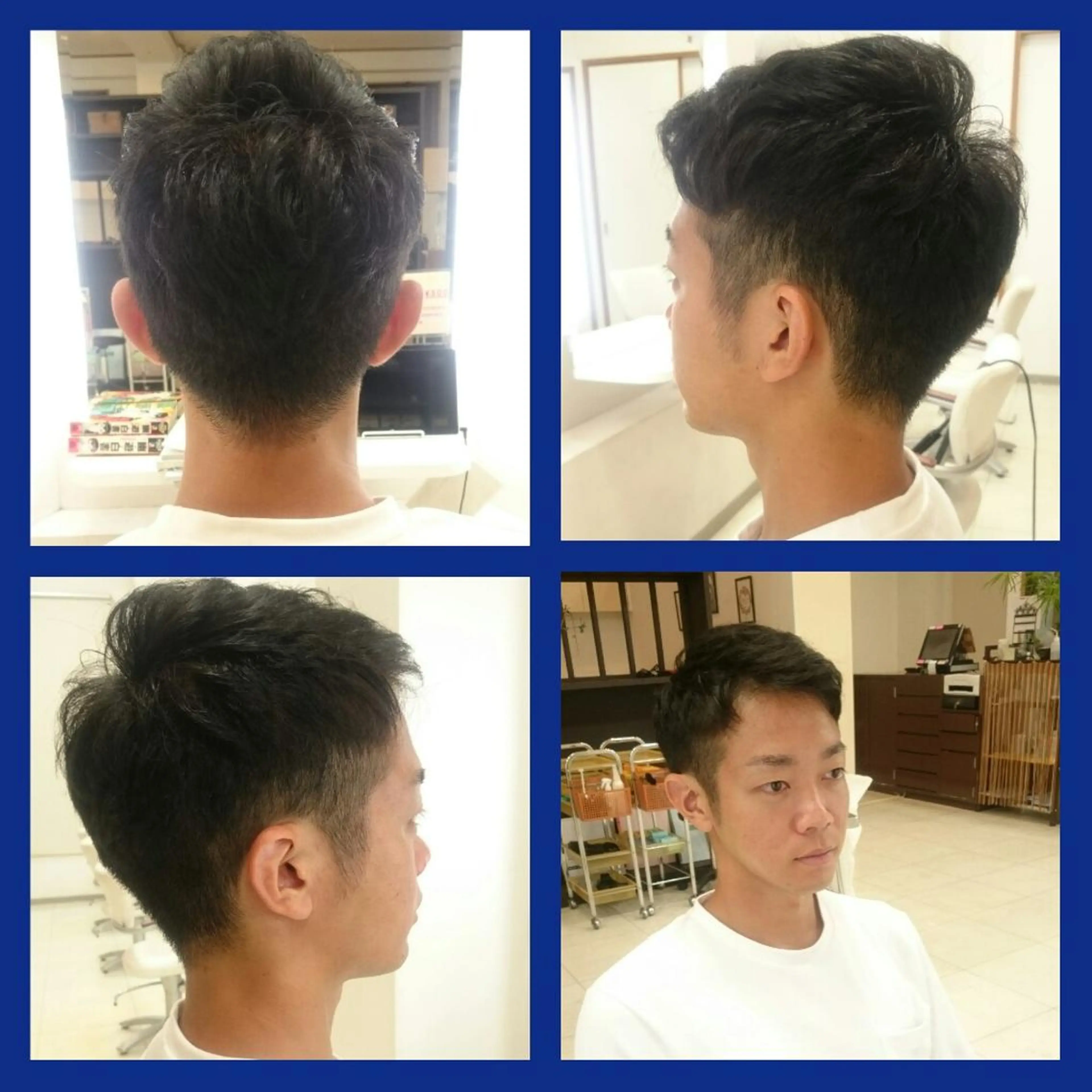 メンズ ショート キンジョウ エナミのヘアスタイル