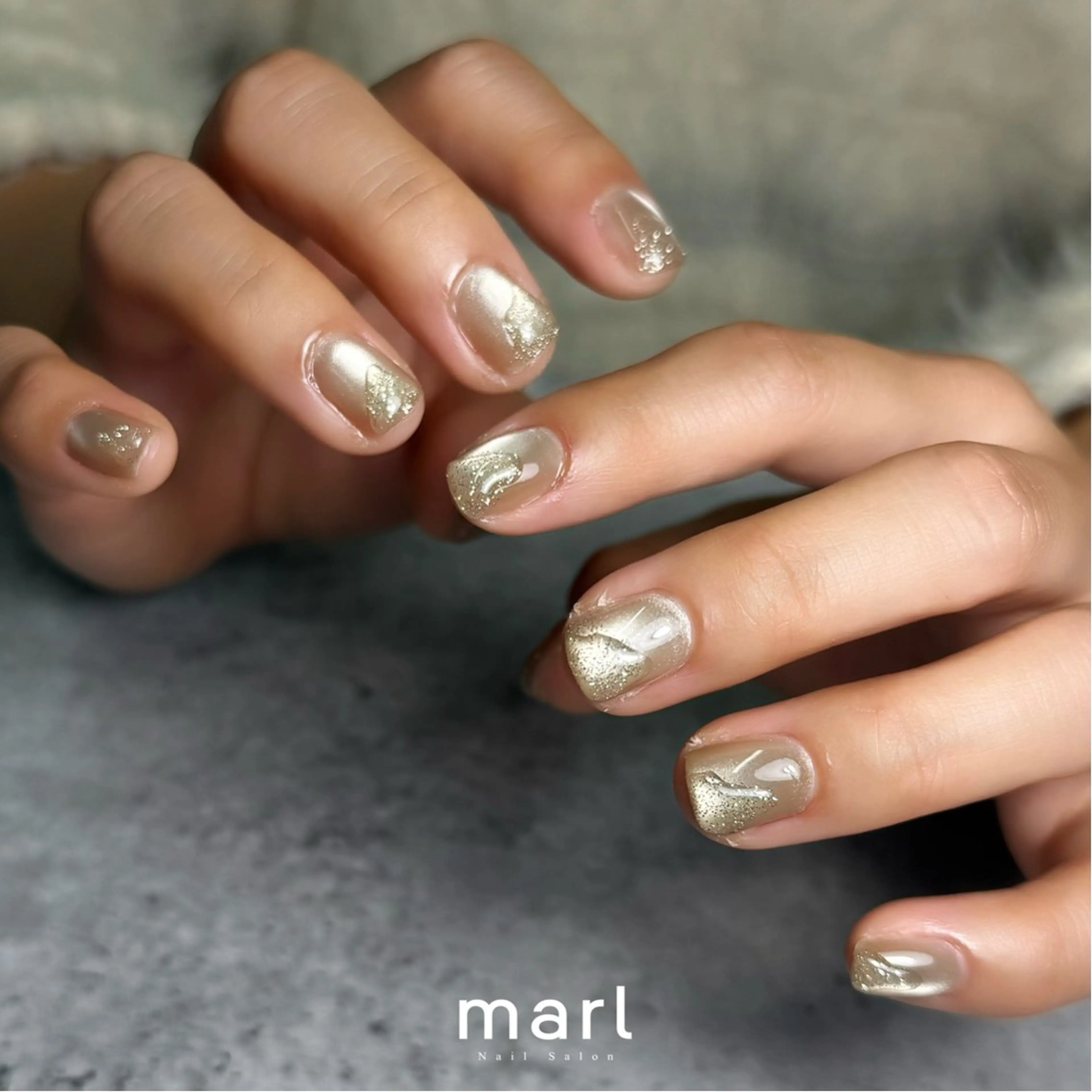 ネイル ハンドネイル marl -Msisnailsalon-甲子園店所属・marl 甲子園店 aiのネイルデザイン