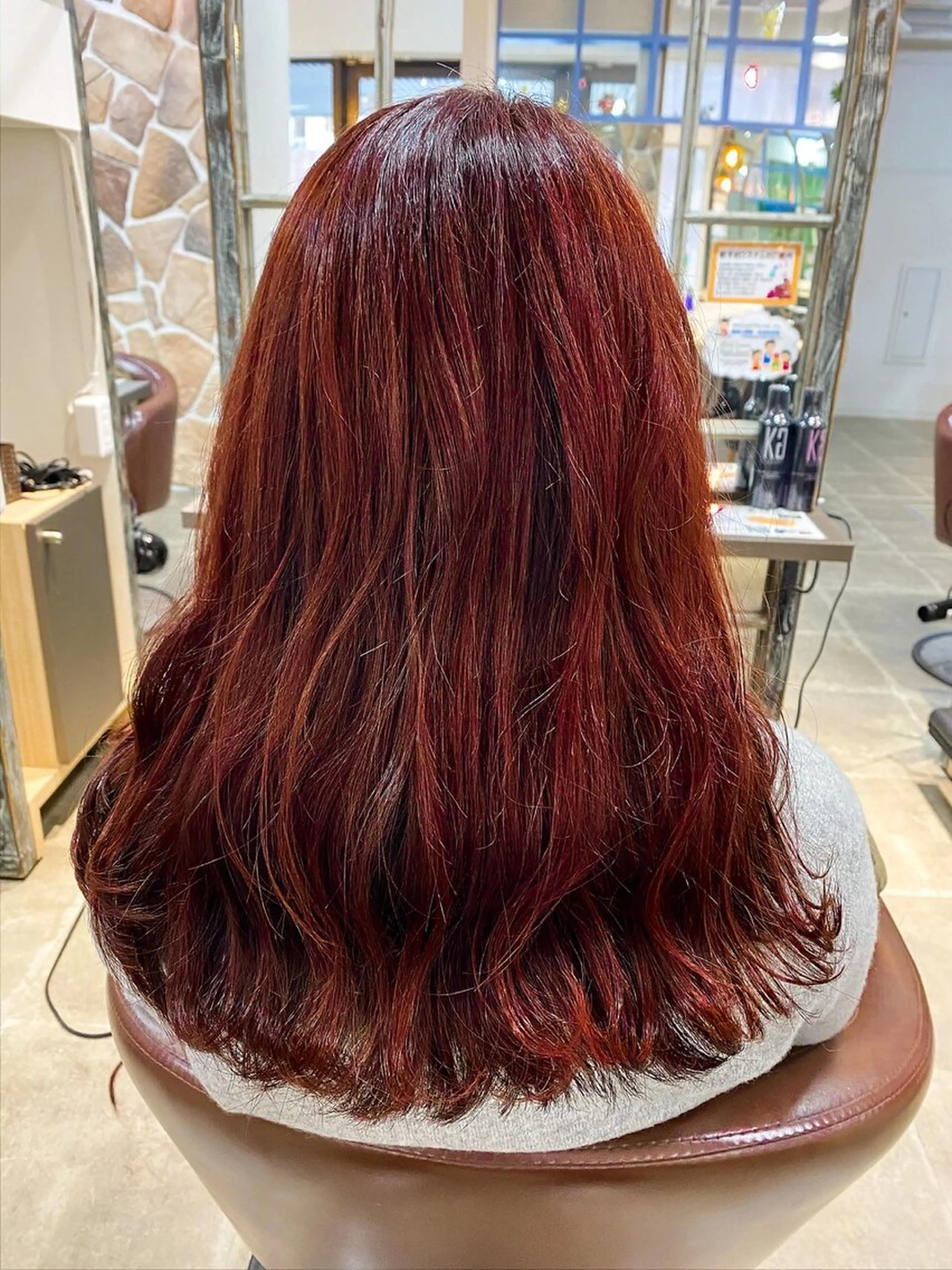 セミロング カット ヘアカラー 葛西店📍 ジュリのヘアスタイル