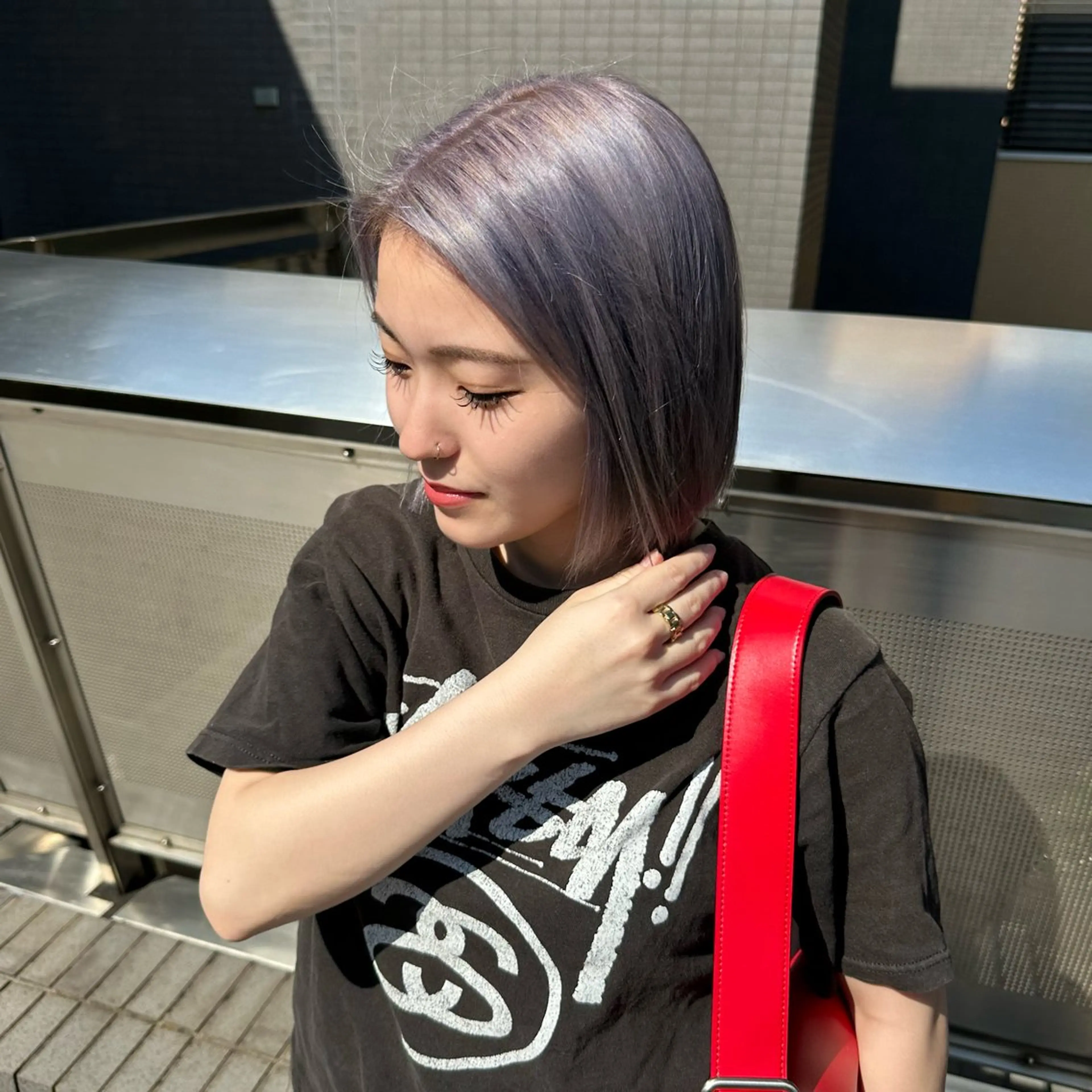 ショート カラー 縮毛矯正/レイヤー /カラー🎀おぐりンのヘアスタイル