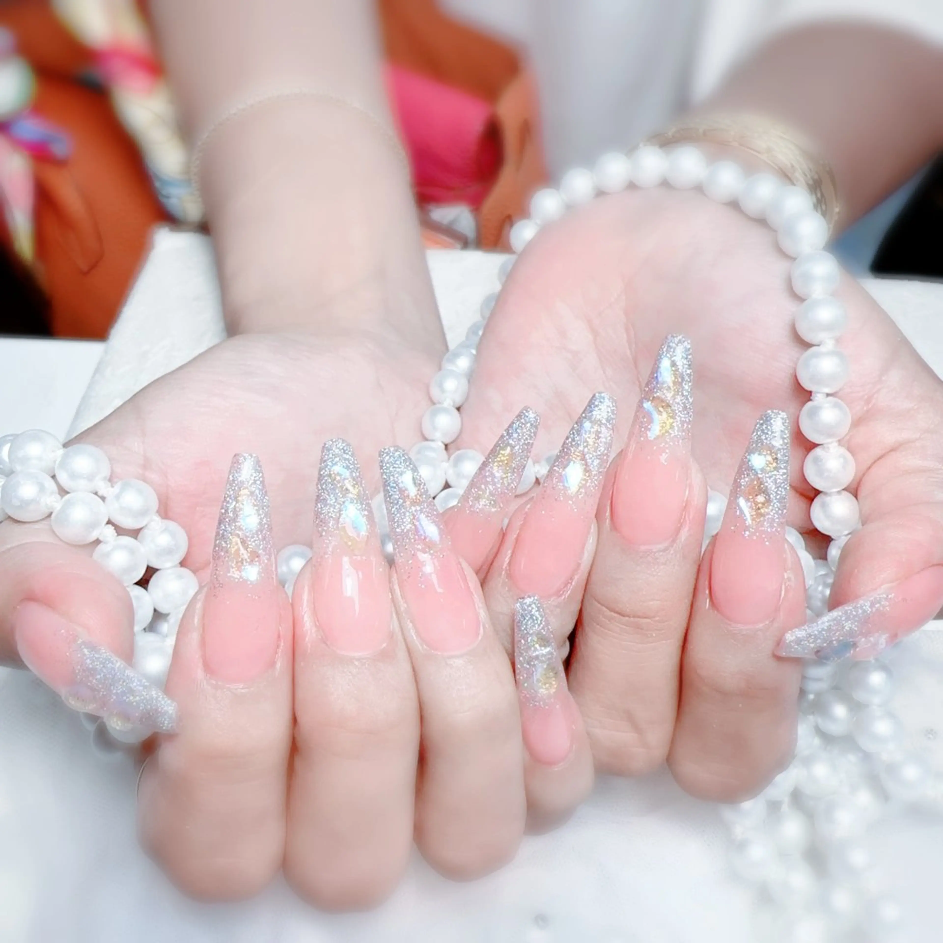 ハンド/ワンホン💞ネイル→うるうる氷🧊ネイル　90分コース¥7980→6980の写真