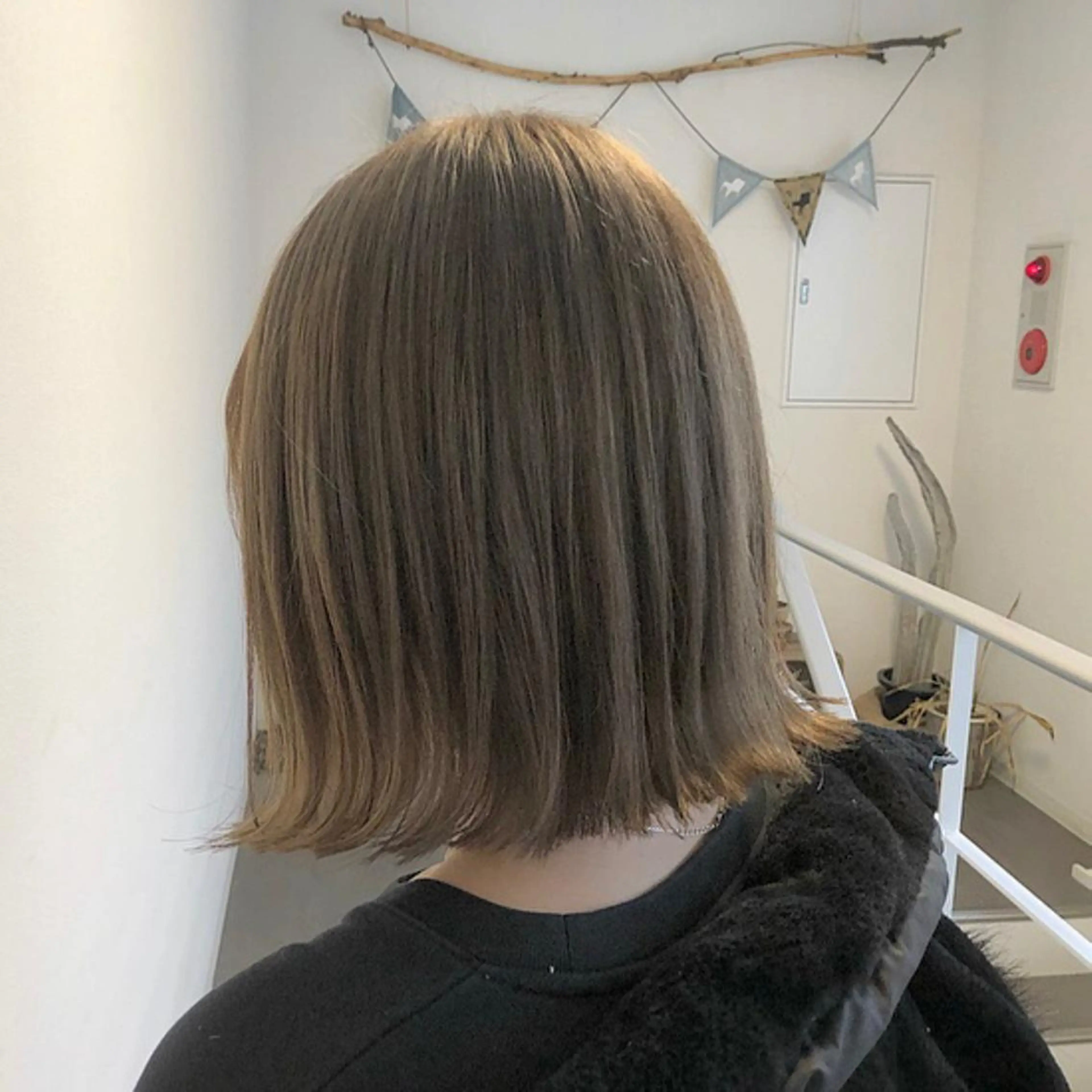 ミディアム カラー GPIP 近藤沙樹のヘアスタイル