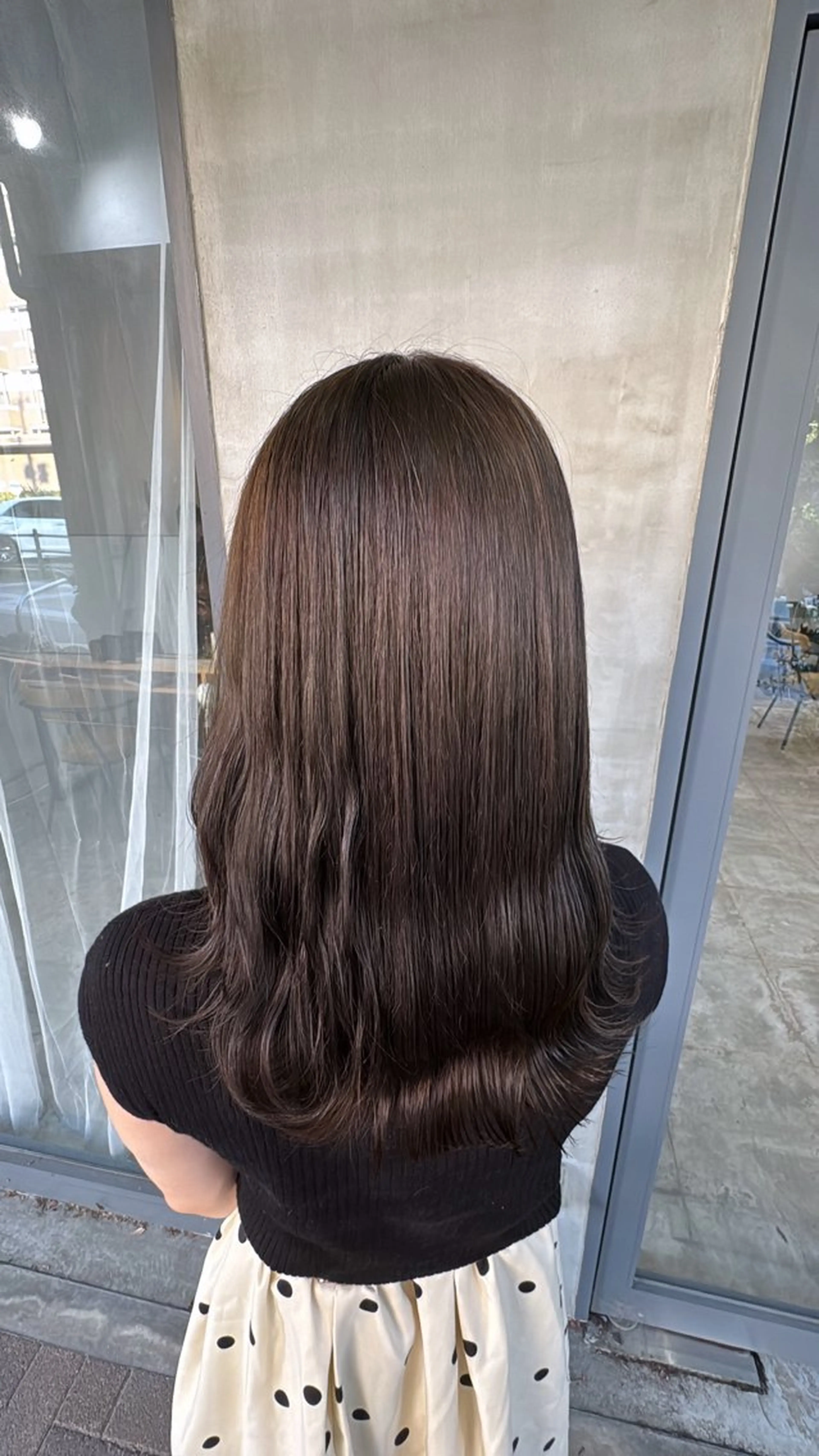 ミディアム カラー unica by milly所属・Mayuka 🩶のヘアスタイル