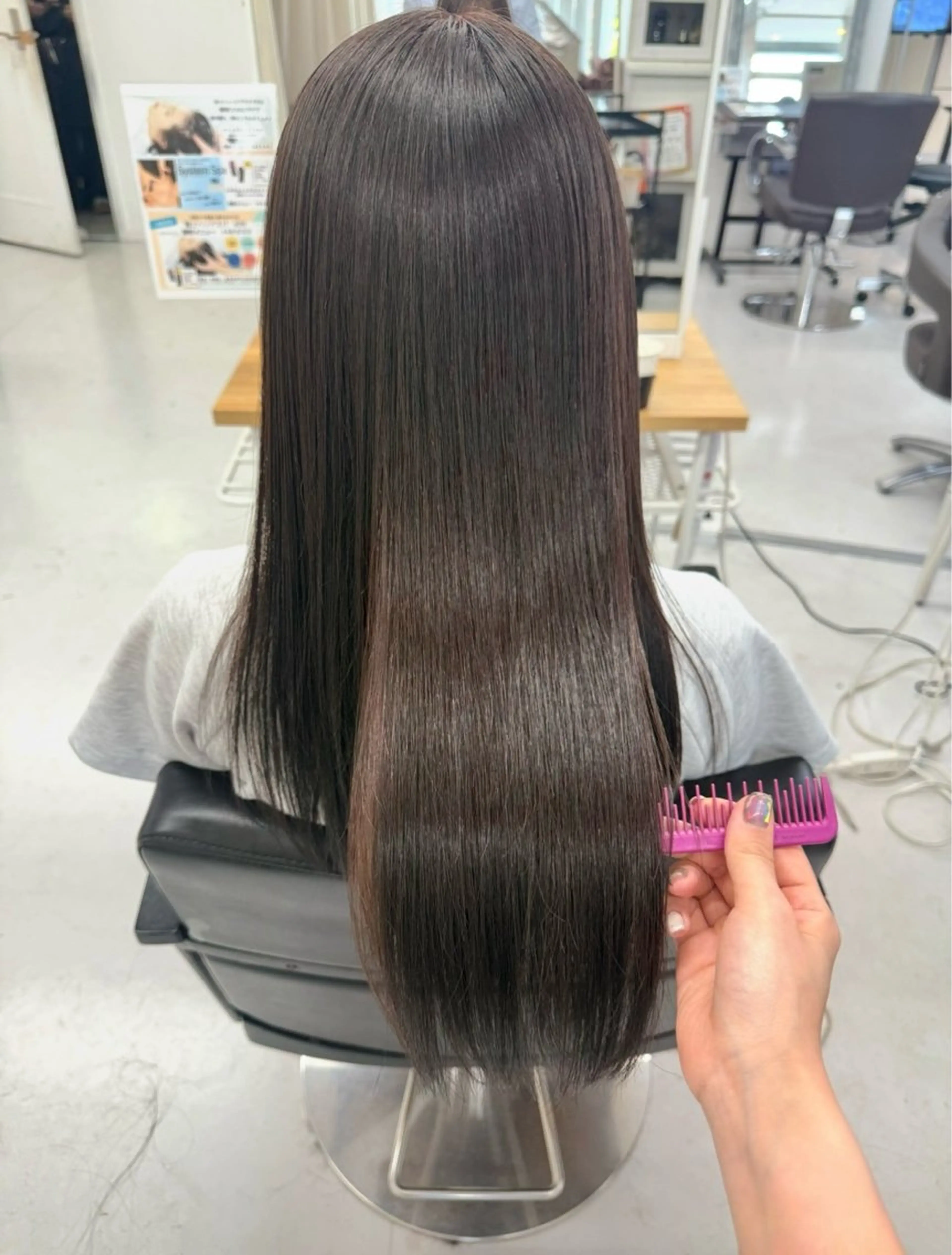 セミロング カット ヘアカラー トリートメント 榎本雪来⛄️ メンズカット✂️のヘアスタイル