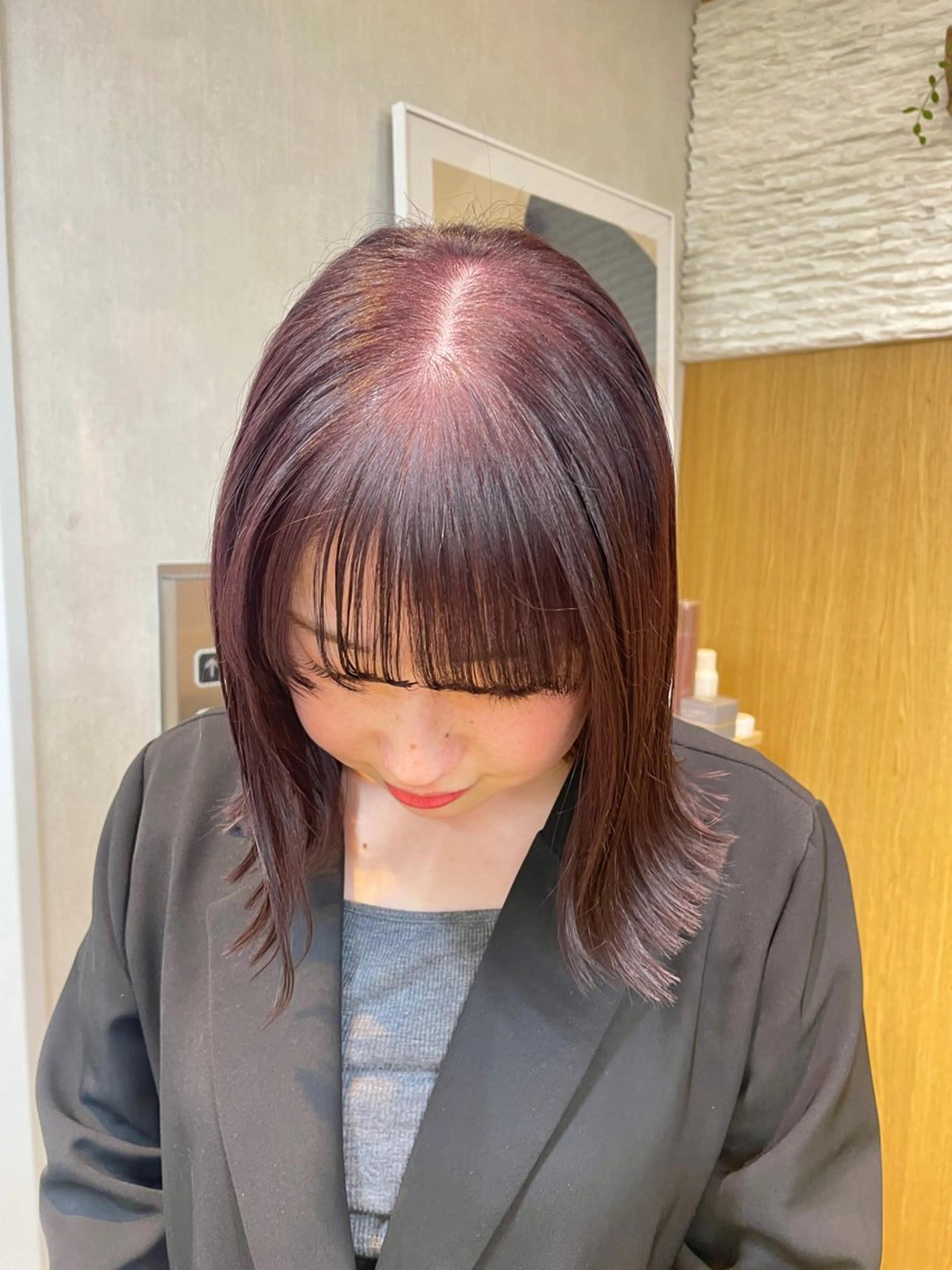 【🌀おすすめ🌀】ワンカラー🪴➕"前髪"縮毛矯正💇🏻✨の写真