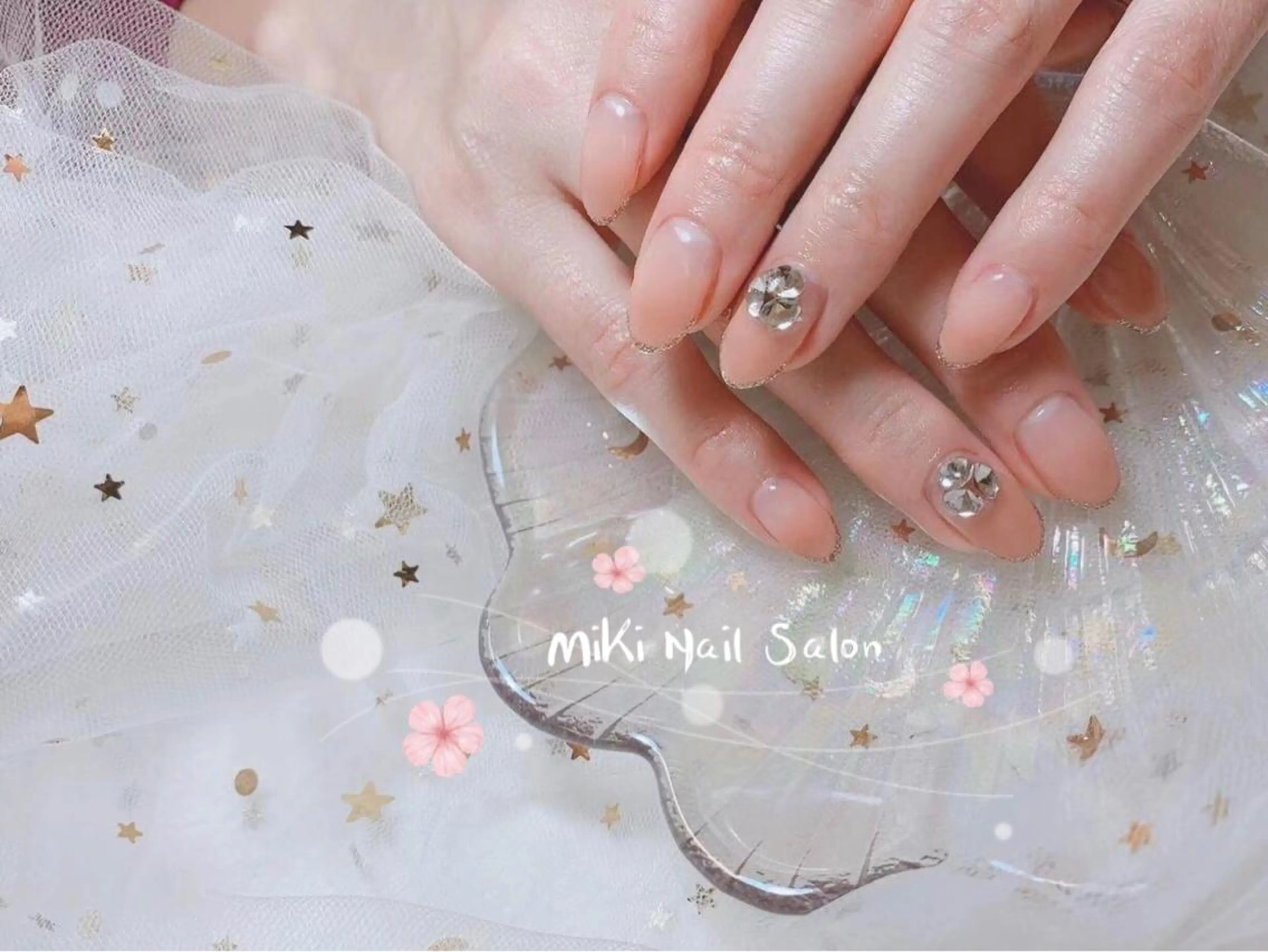 ネイル MiKi Nai池袋 長さだし得意のネイルデザイン