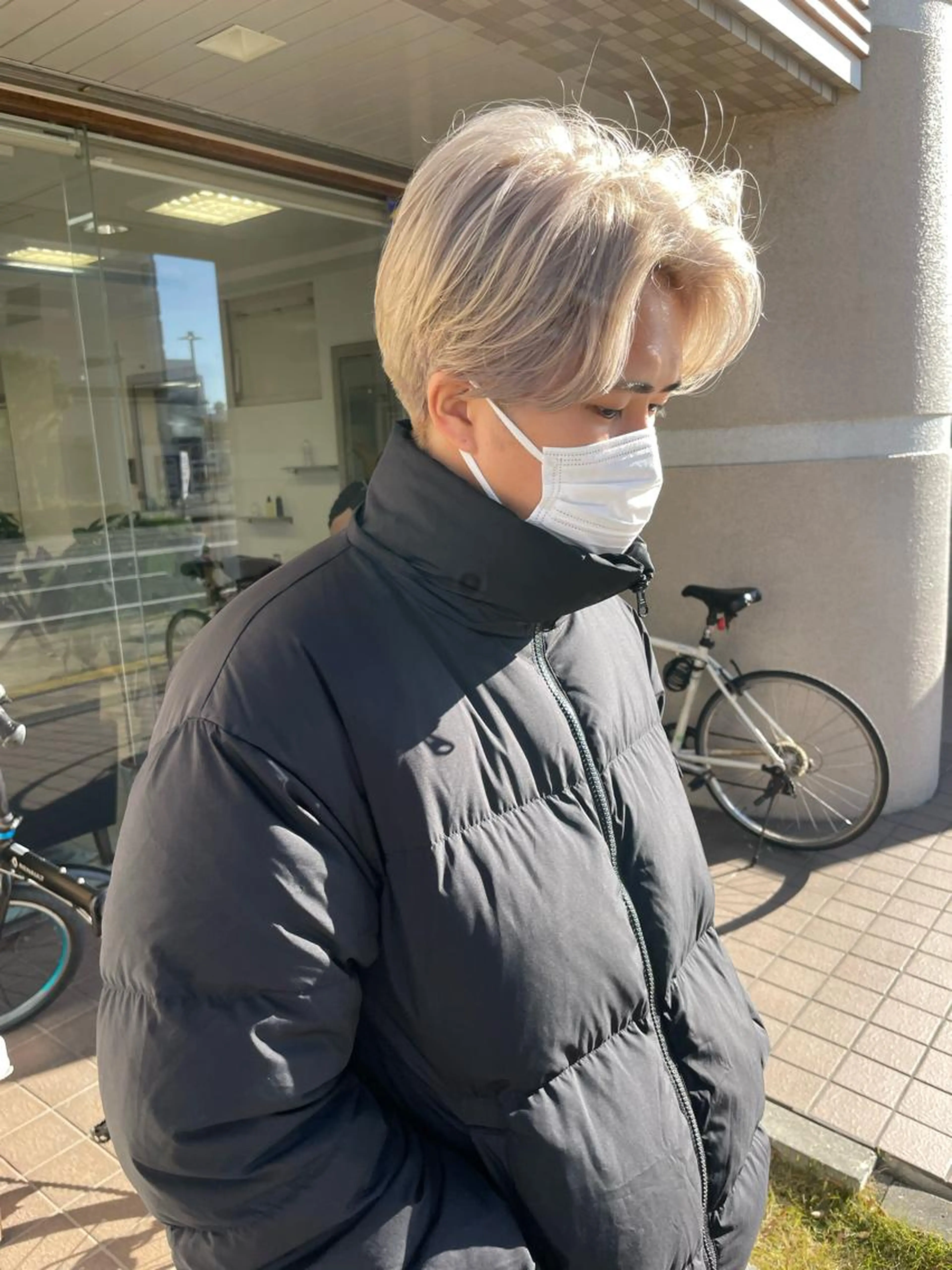 （7.8.9月限定）men'sカット＋ダブルカラー(ケアブリーチ込み)の写真