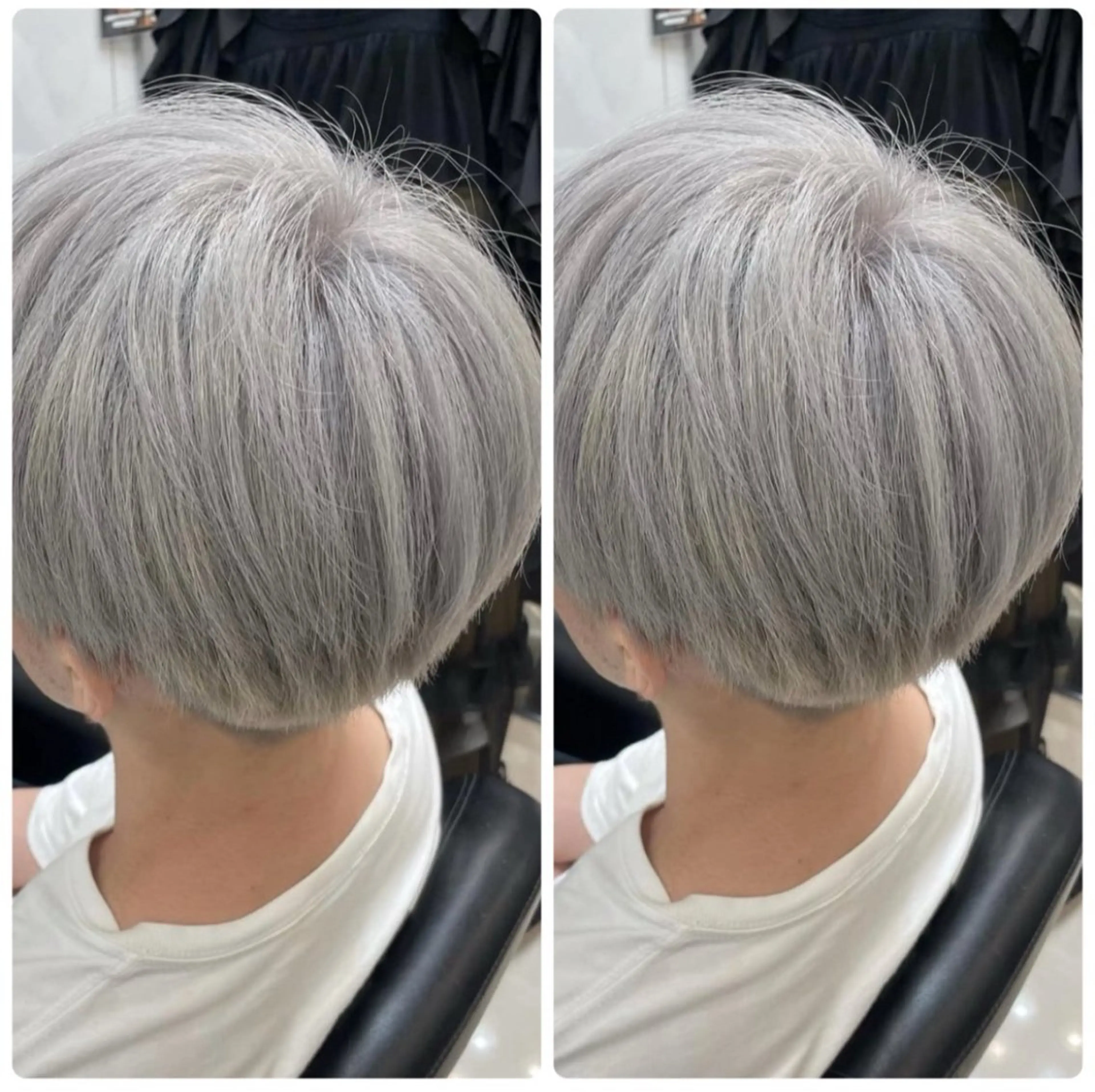 ショート 🦋ハイトーン🦋 石山 希理🦋のヘアスタイル