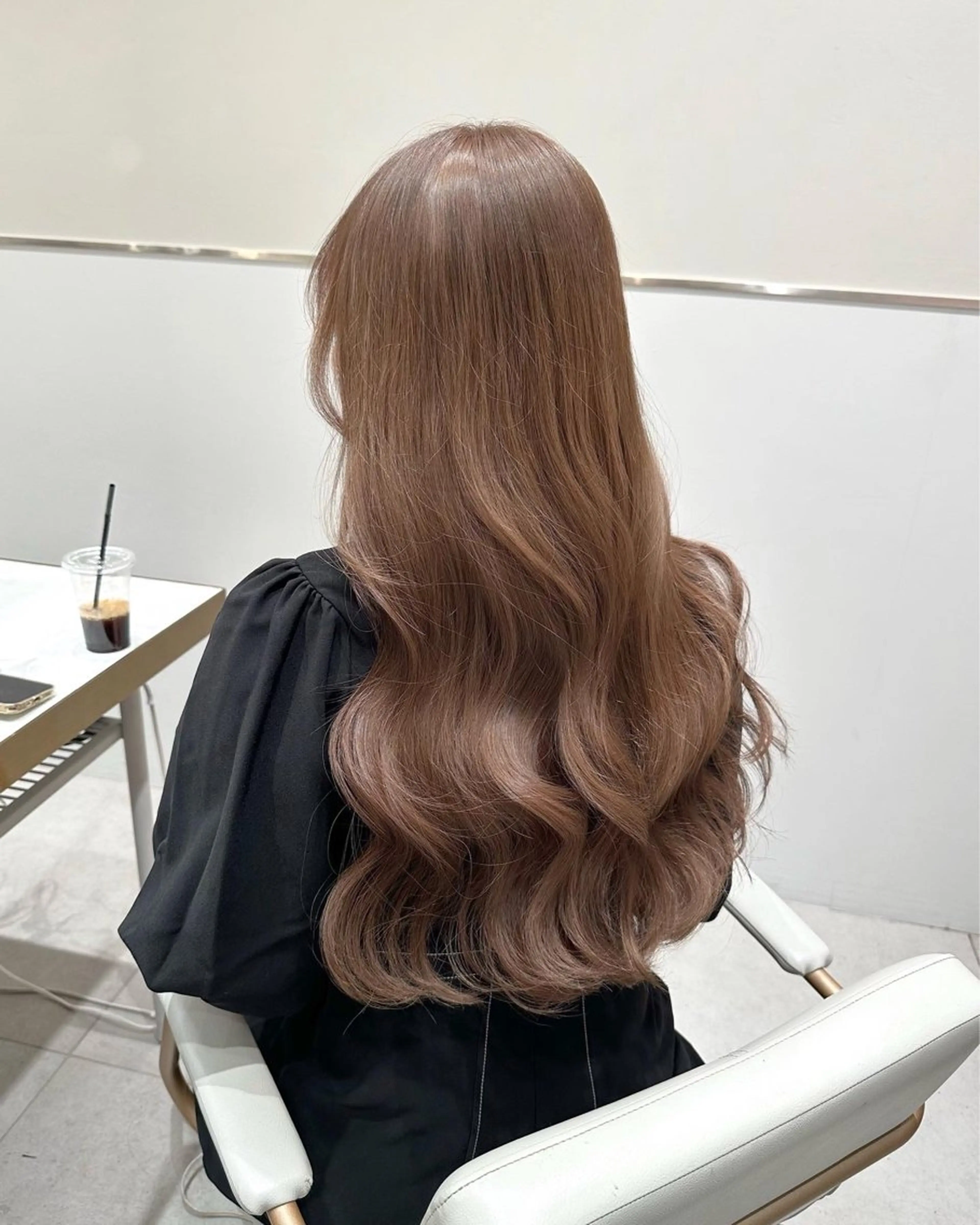 ロング カラー ヘアアレンジ ヘアカラー トリートメント Toiro所属・🤎小顔レイヤー /ベージュ🤎友香のヘアスタイル