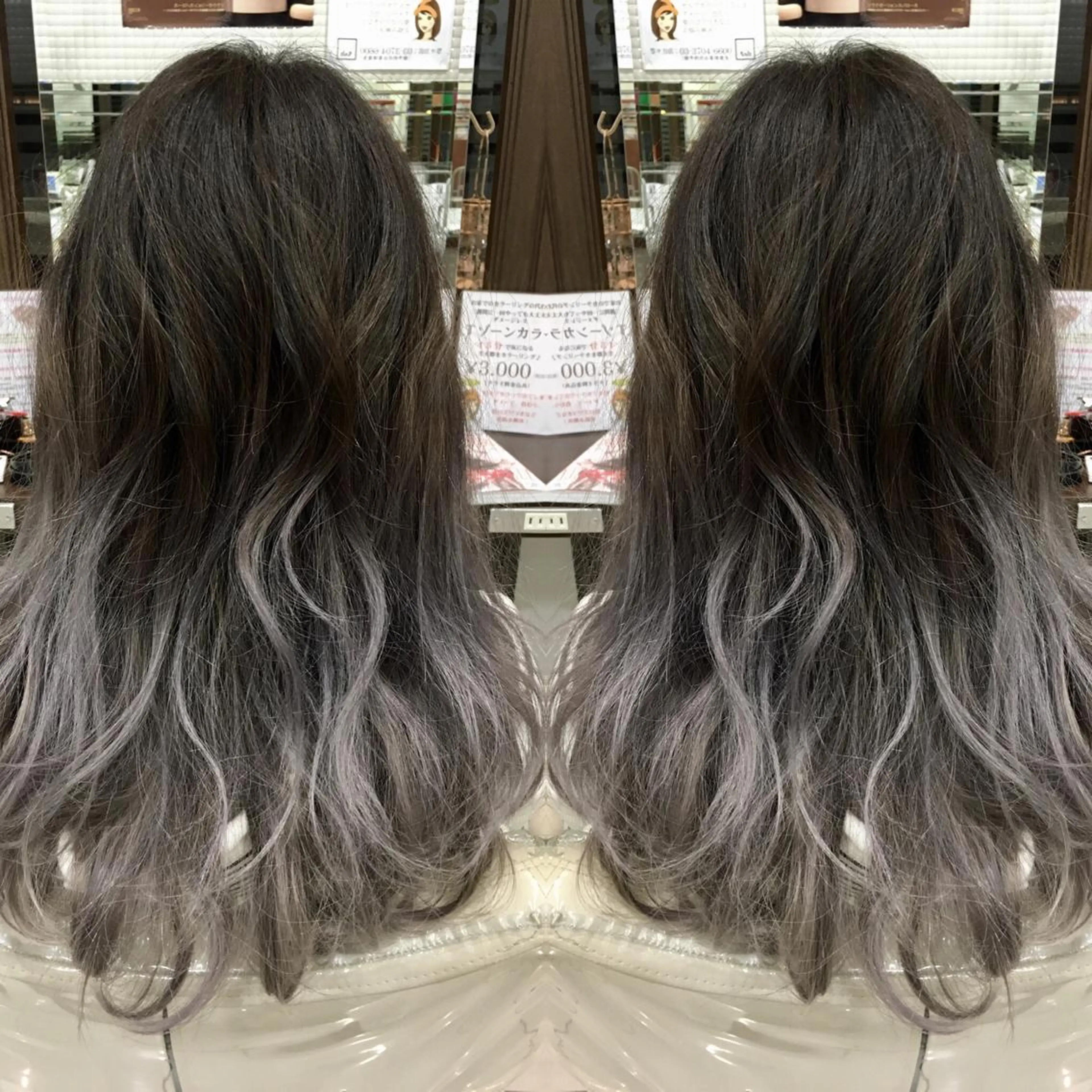 セミロング カラー 寺内 紳悟のヘアスタイル