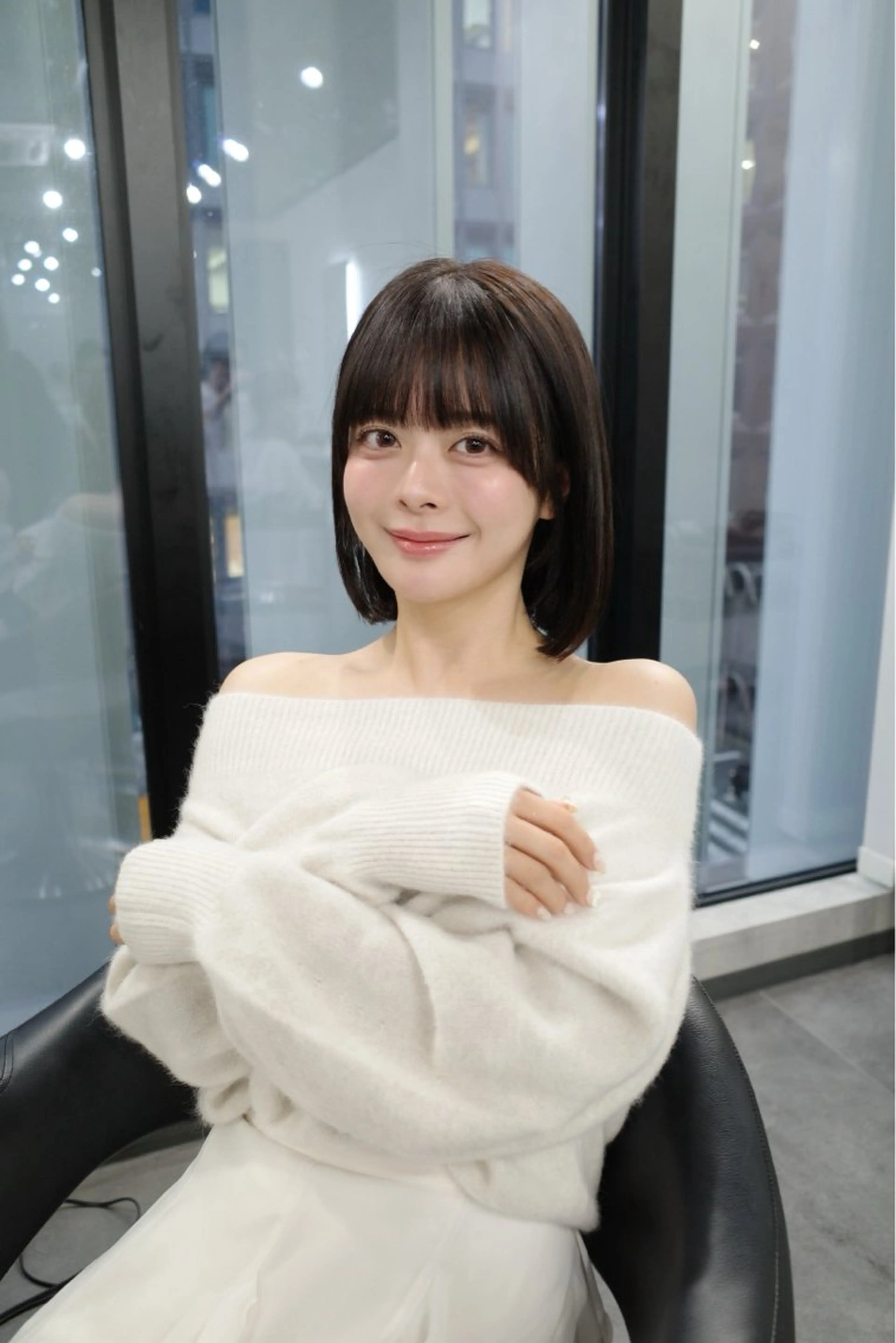 ミディアム カット ヘアカラー トリートメント LAVEL 代表 住吉　創のヘアスタイル