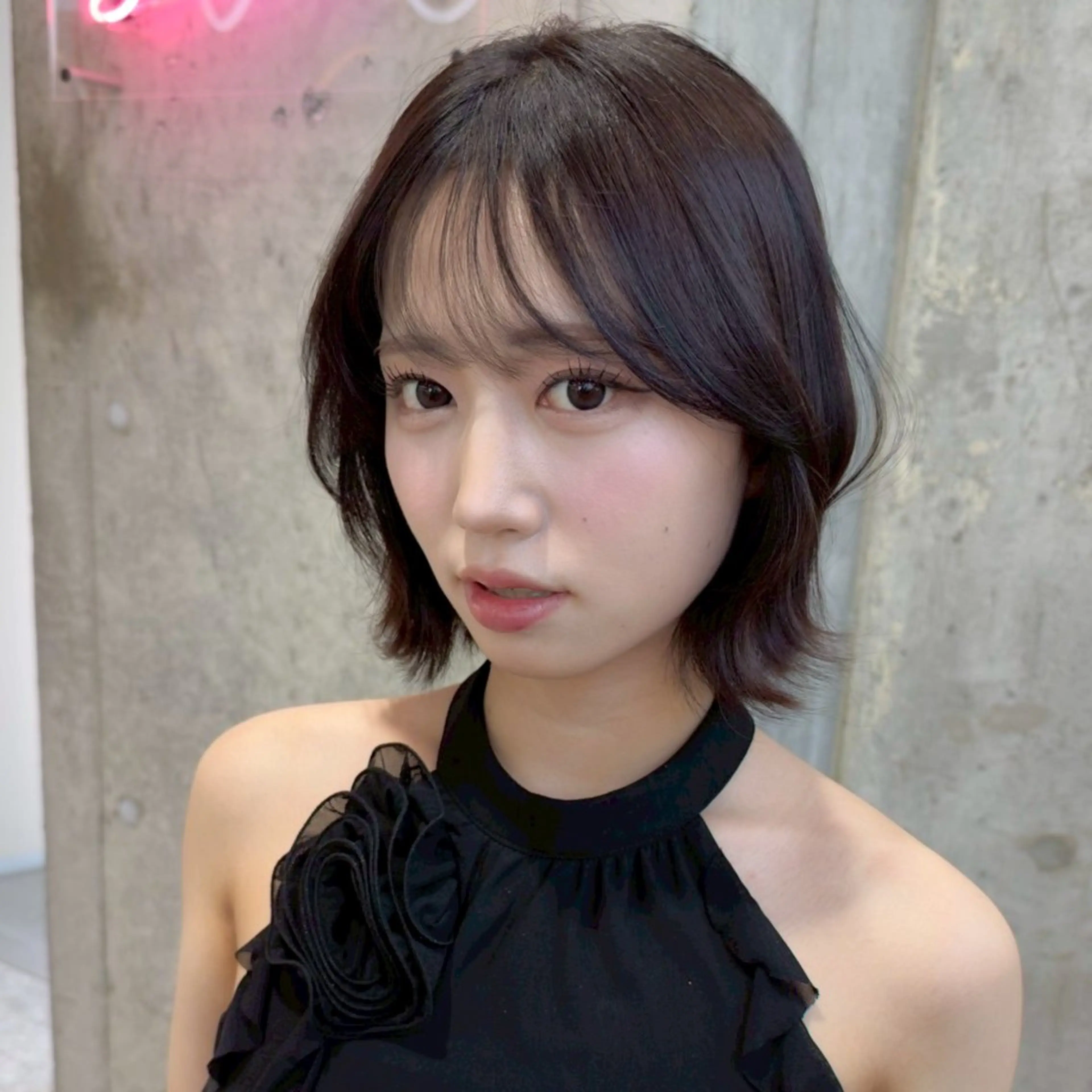 ミディアム 新宿/美髪矯正/ 透明感カラー/たくのヘアスタイル