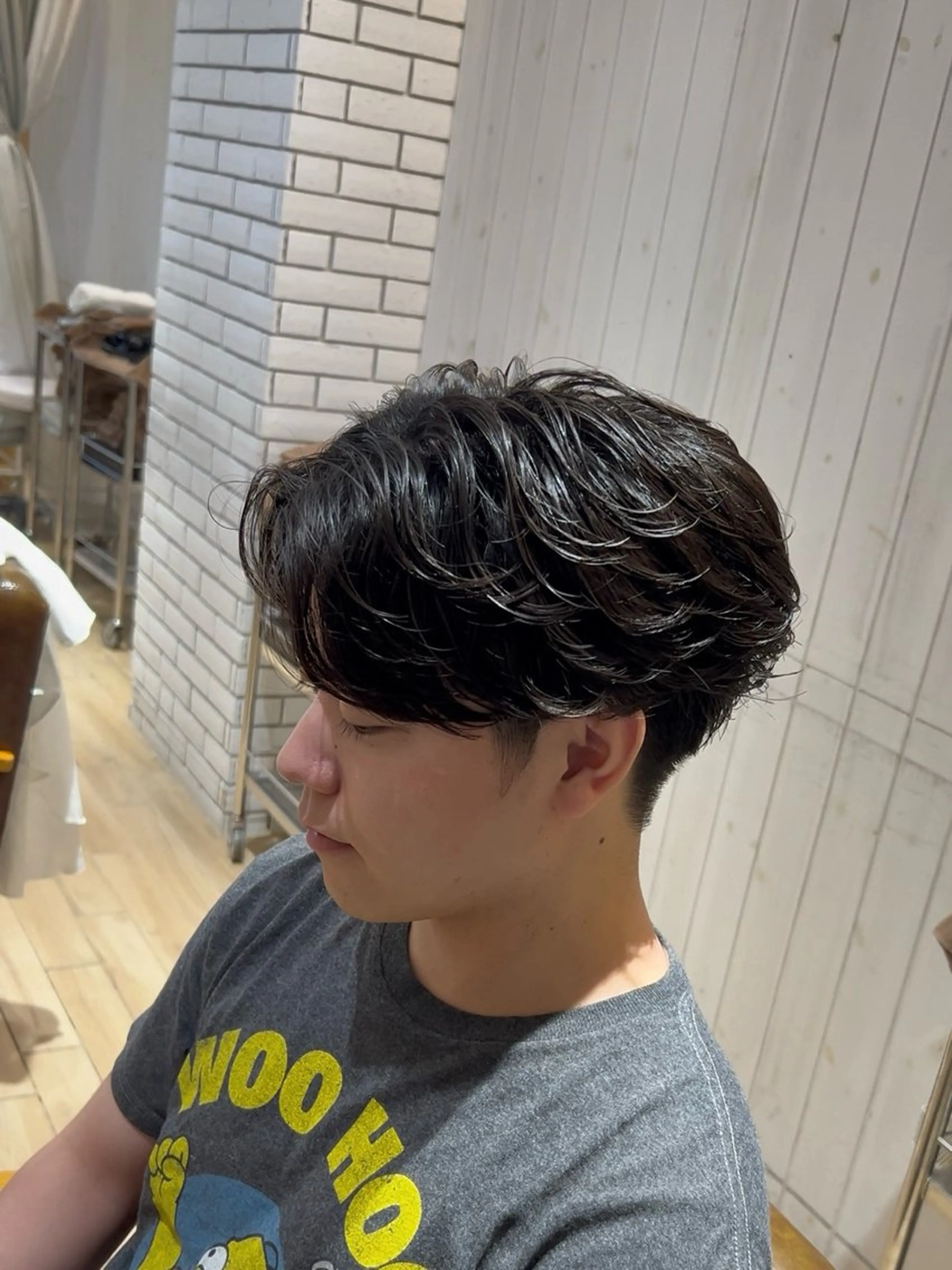 🎵🎵メンズカット+フェザーorニュアンスパーマ🎵🎵の写真