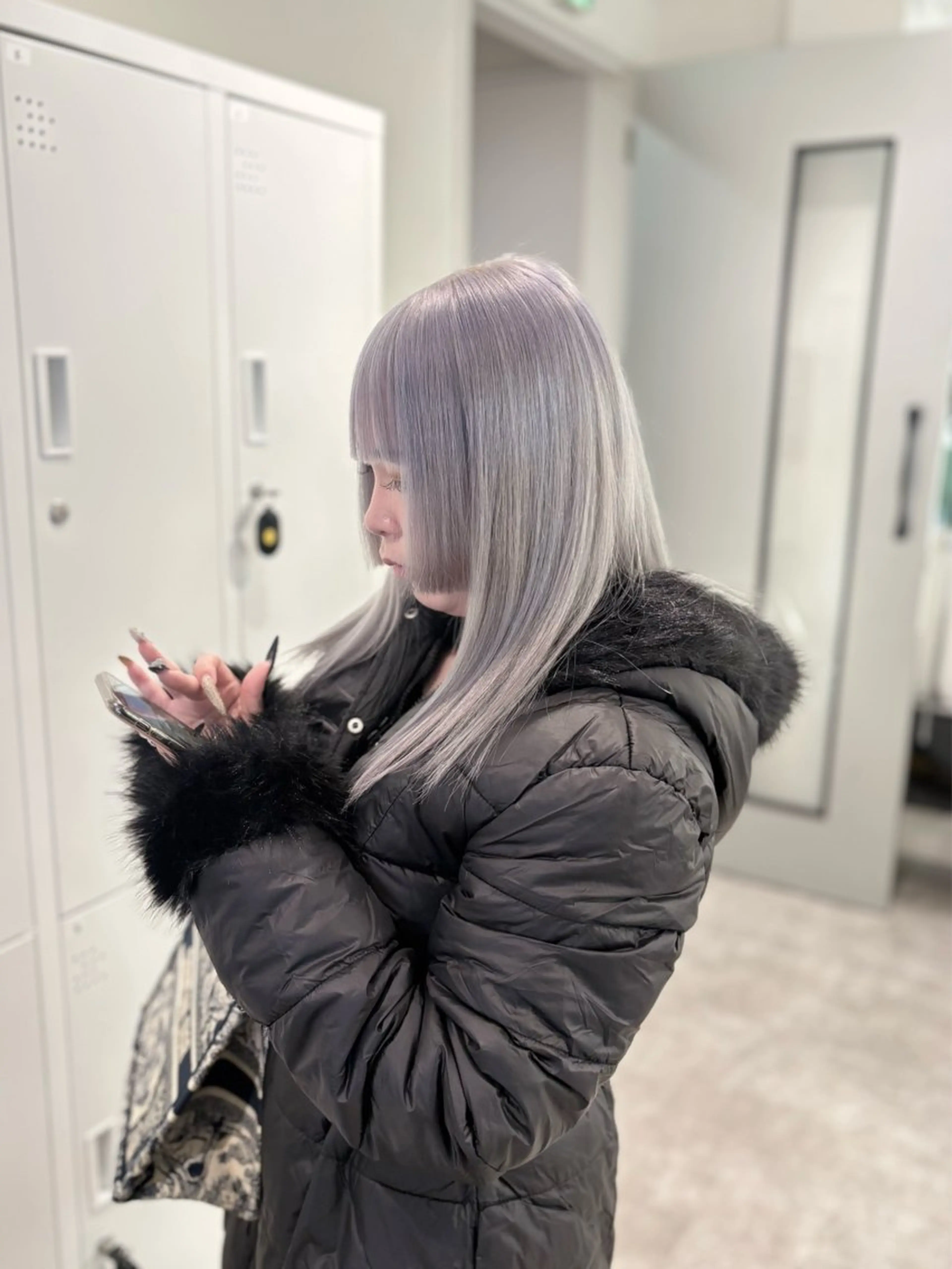 ロング カラー ヘアカラー トリートメント GaKu/ハイトーン /ブリーチ/ブロンドのヘアスタイル