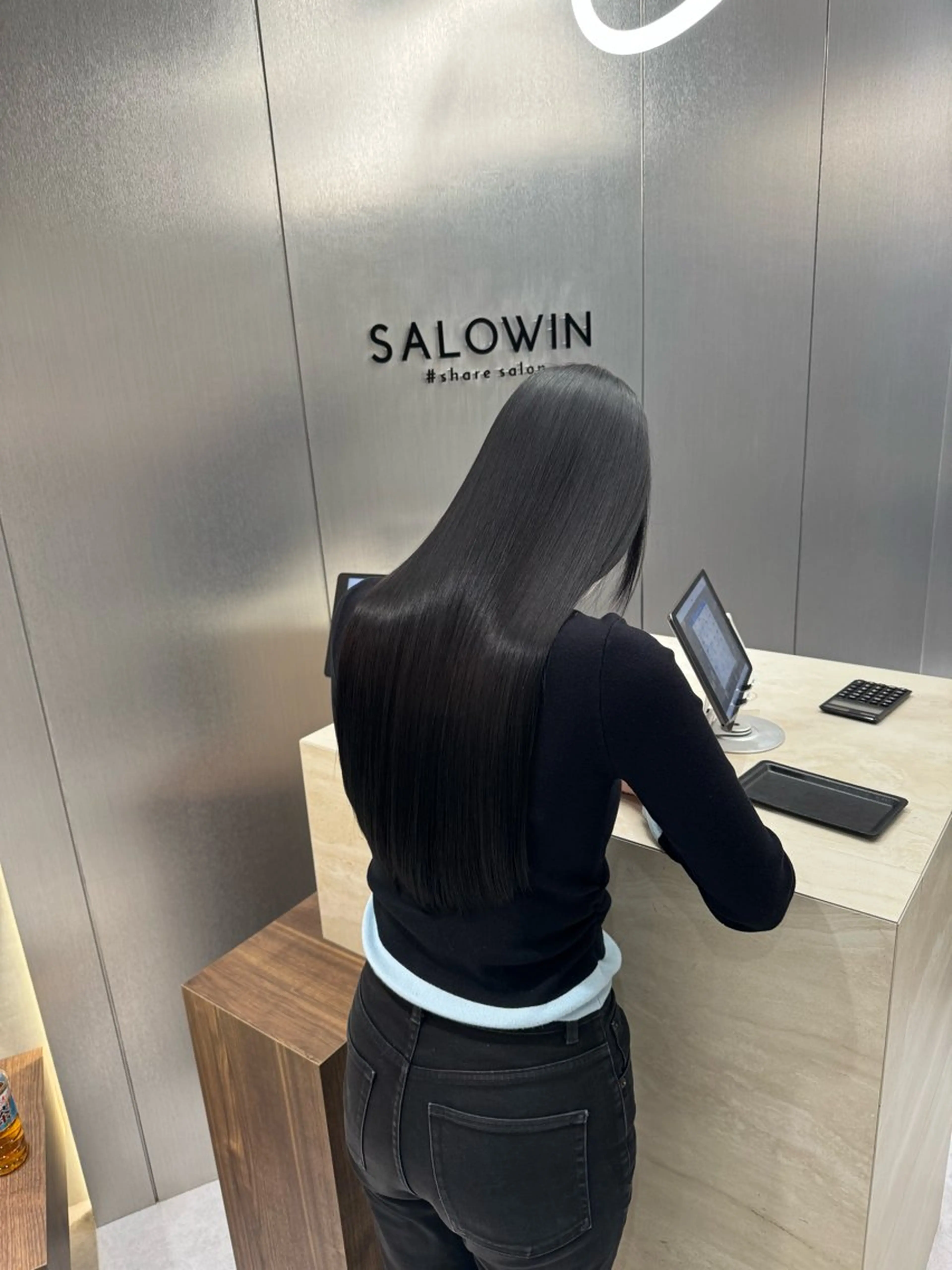 ロング カット ヘアカラー 縮毛矯正 トリートメント ヘッドスパ SALOWIN east店6F所属・TAKUMI 【美髪特化】のヘアスタイル