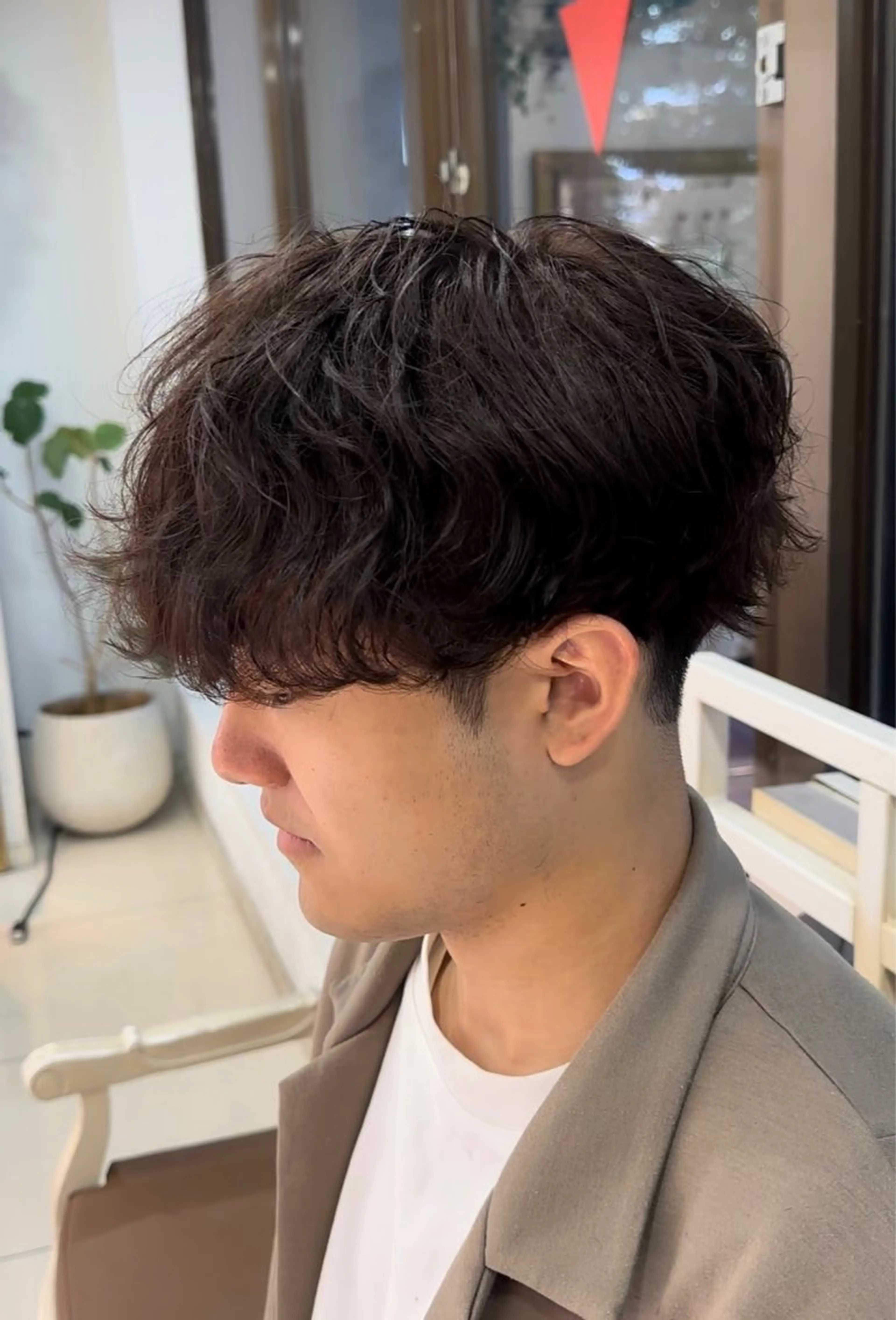 メンズ SALOWIN渋谷caldo店B1所属・岐津公太 メンズ縮毛矯正のプロのヘアスタイル