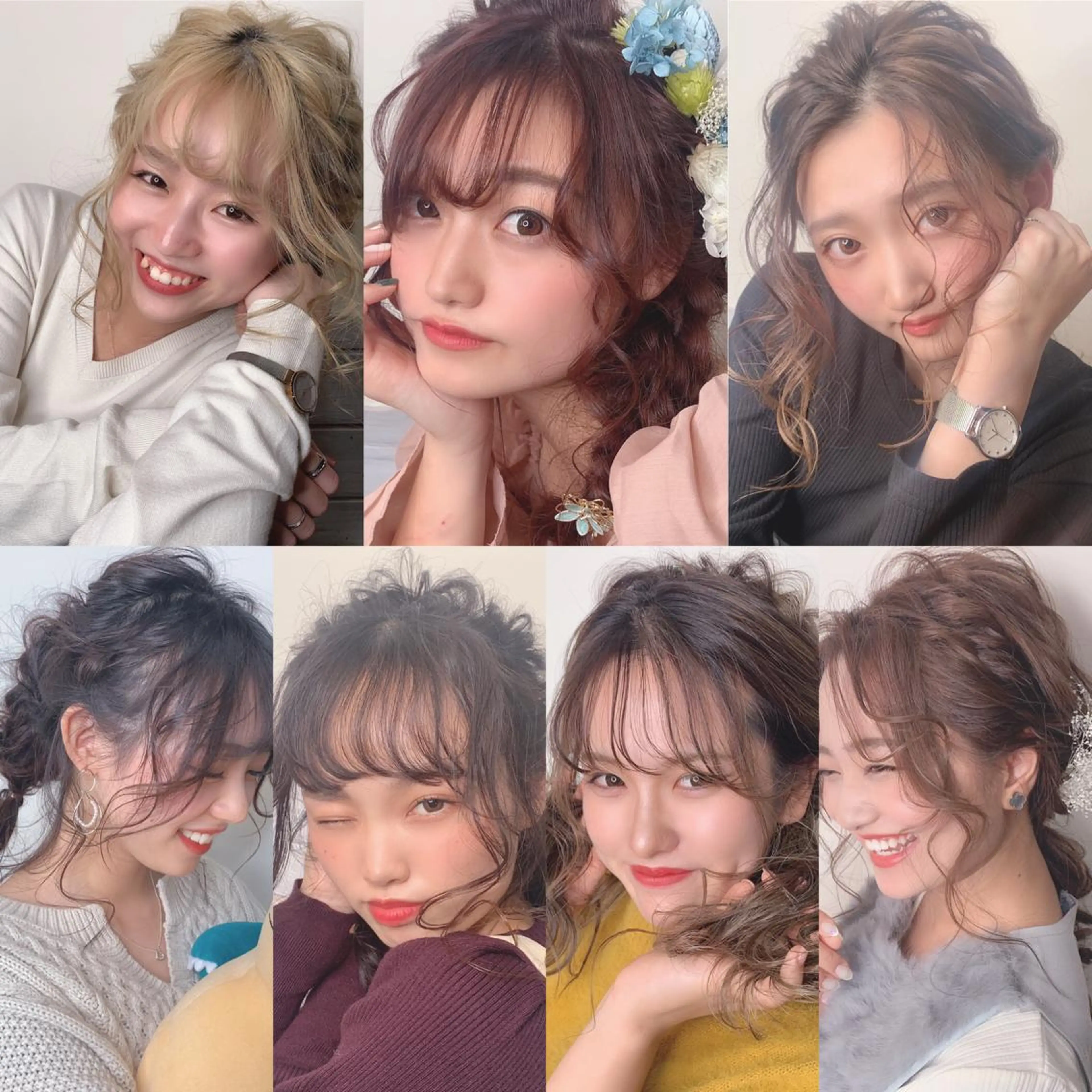 お出かけ、二次会に‼️編みおろしヘアアレンジ✨の写真