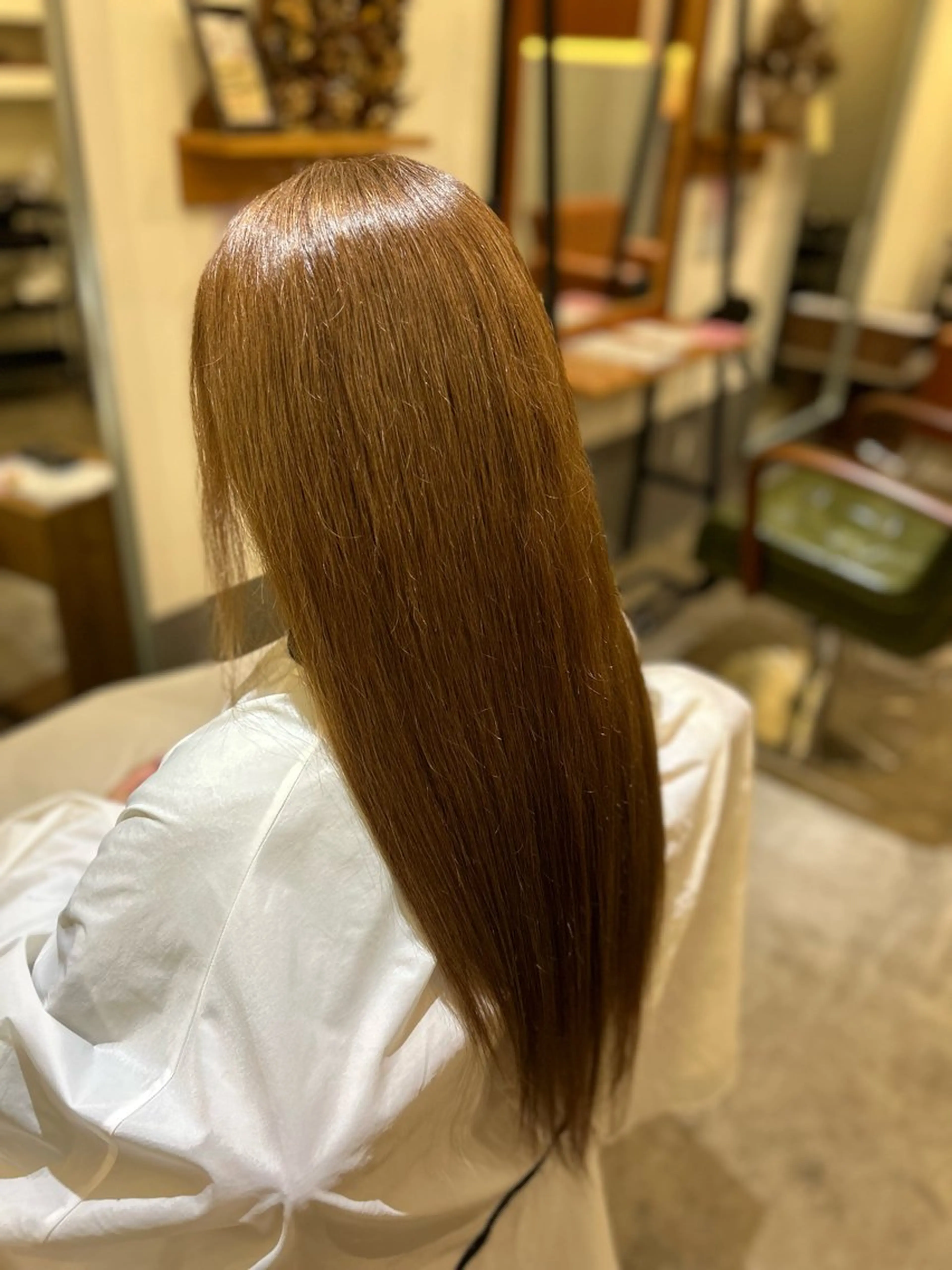 ロング カラー グレージュ HashTAG miyuのヘアスタイル