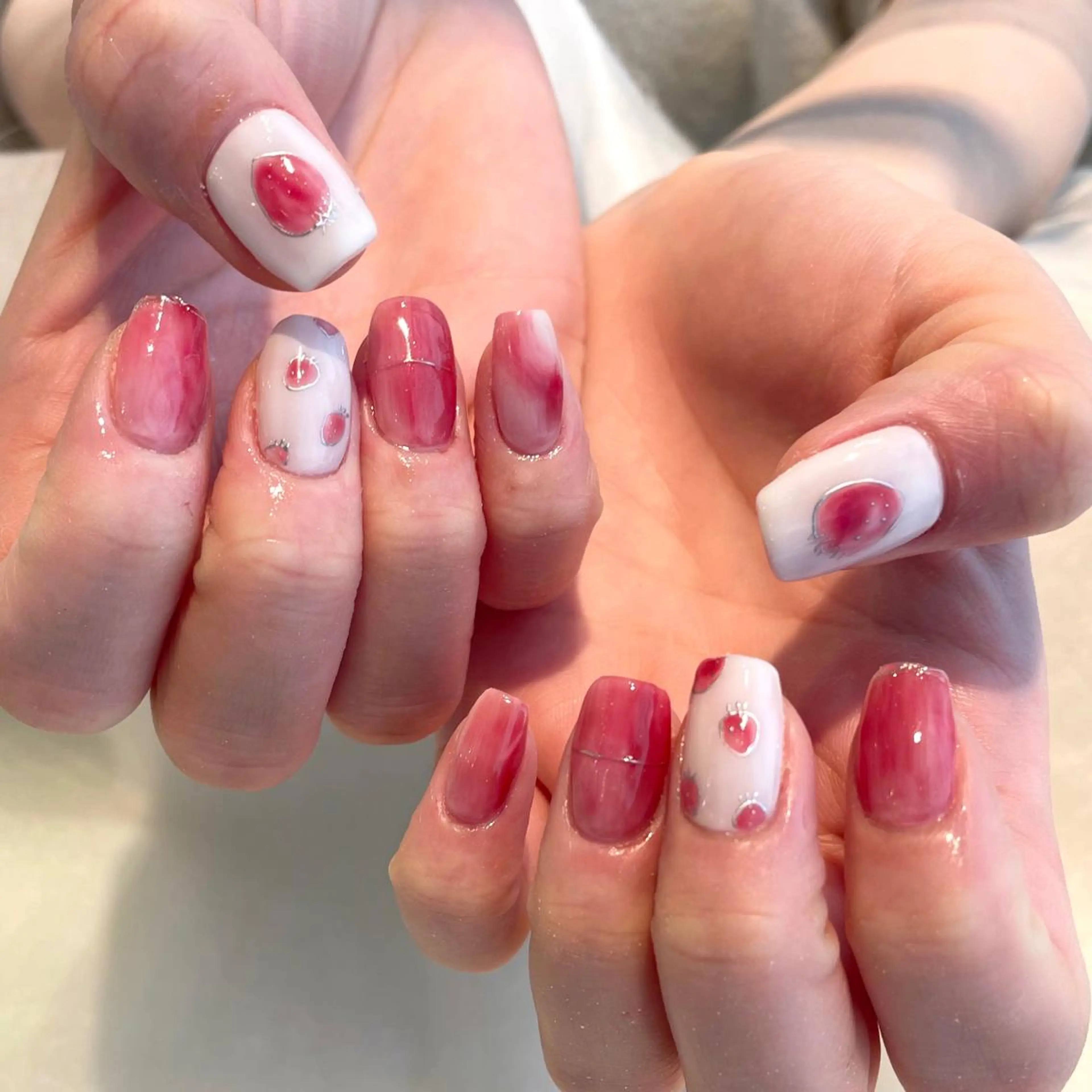 ネイル ハンドネイル 新井 ひなののネイルデザイン