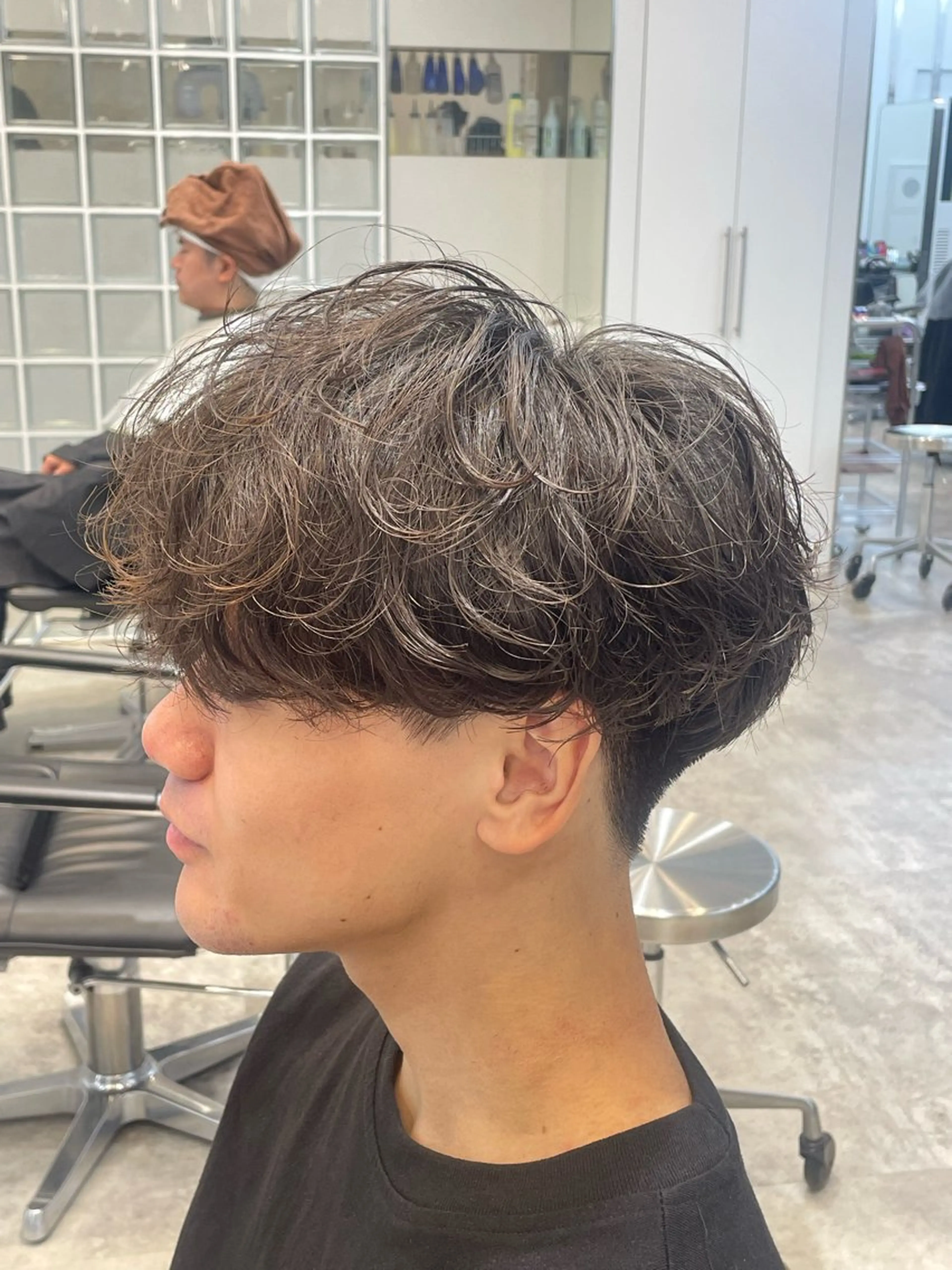 ショート パーマ メンズ メンズパーマ メンズ特化型美容師 sakuraのヘアスタイル