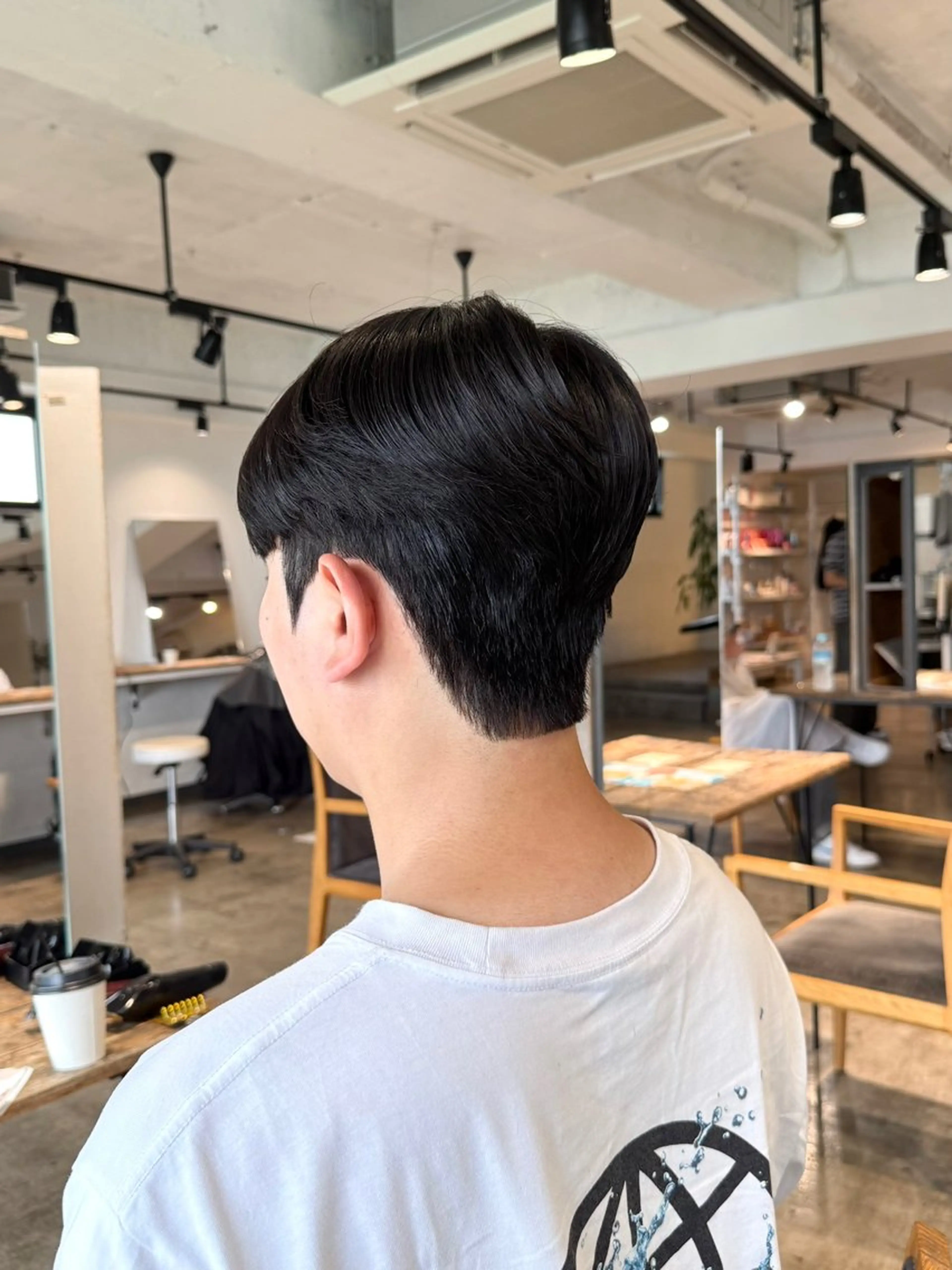 パーマ メンズ ダウンパーマ メンズ韓国風 韓国マッシュ マッシュ メンズパーマ カット パーマ トリートメント 骨格補正施術/メンズ 専門美容師/YUYAのヘアスタイル