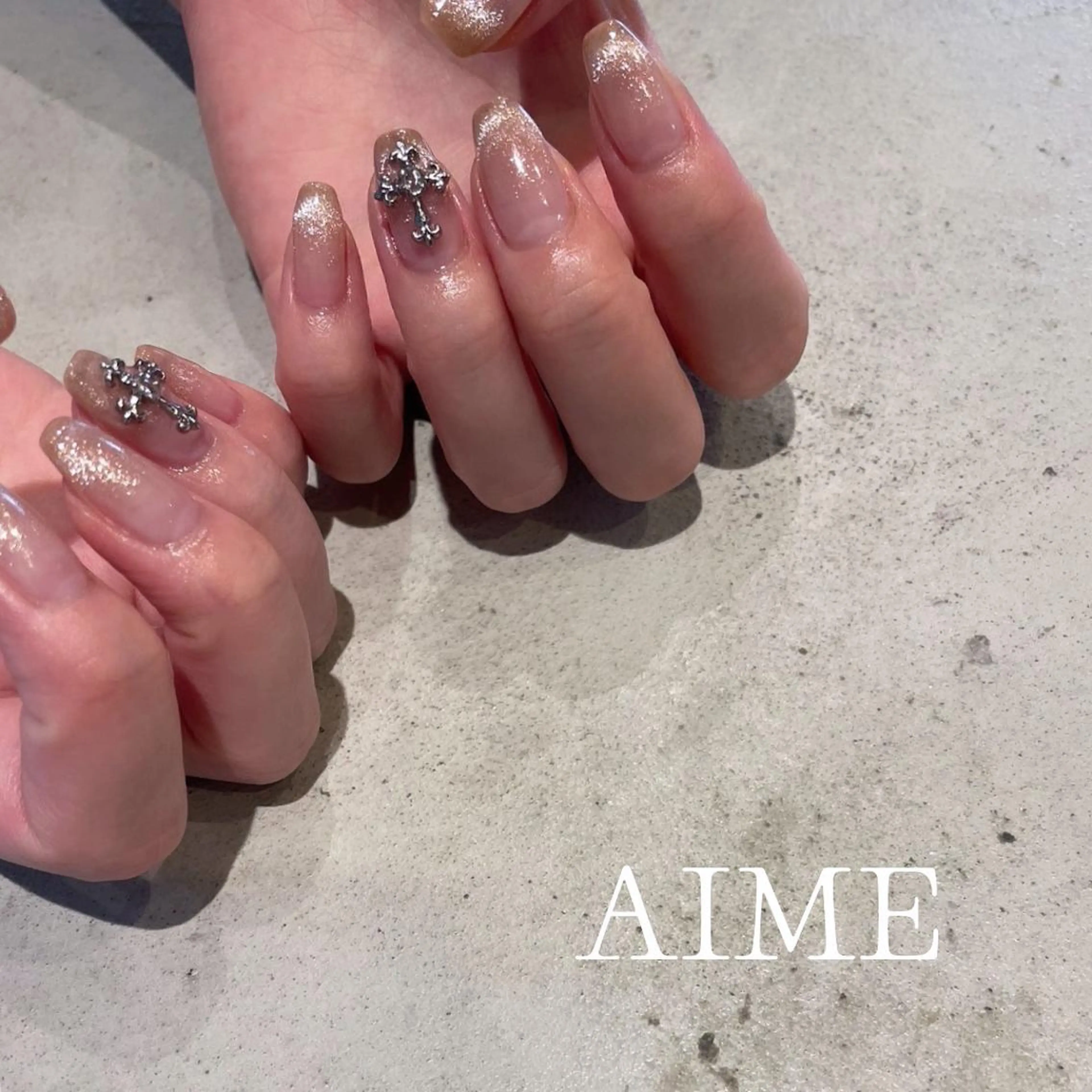 ネイル アートネイル ハンドネイル AIME （momo）のネイルデザイン