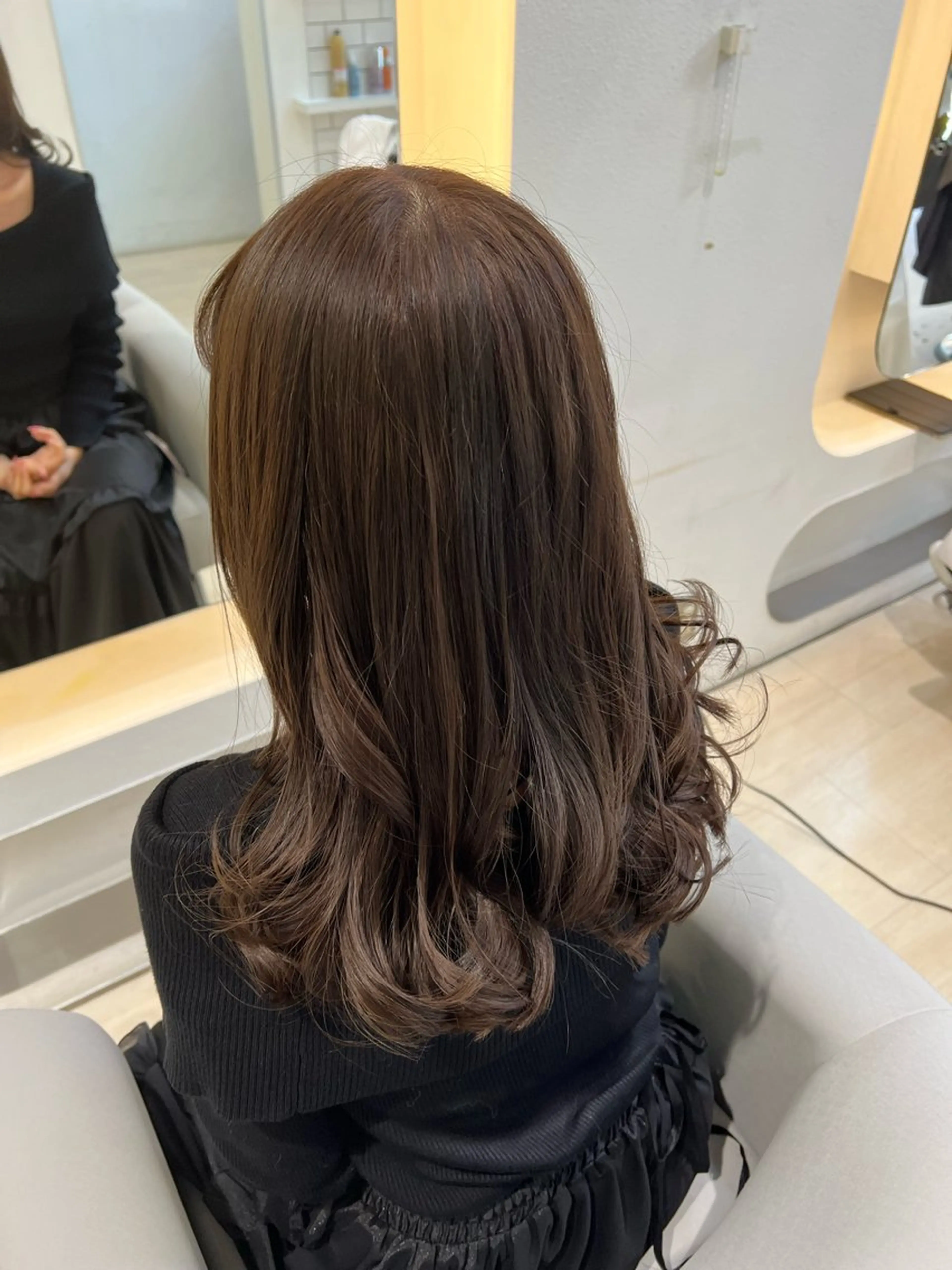ミディアム カラー パーマ ヘアアレンジ 堀井 凌平のヘアスタイル