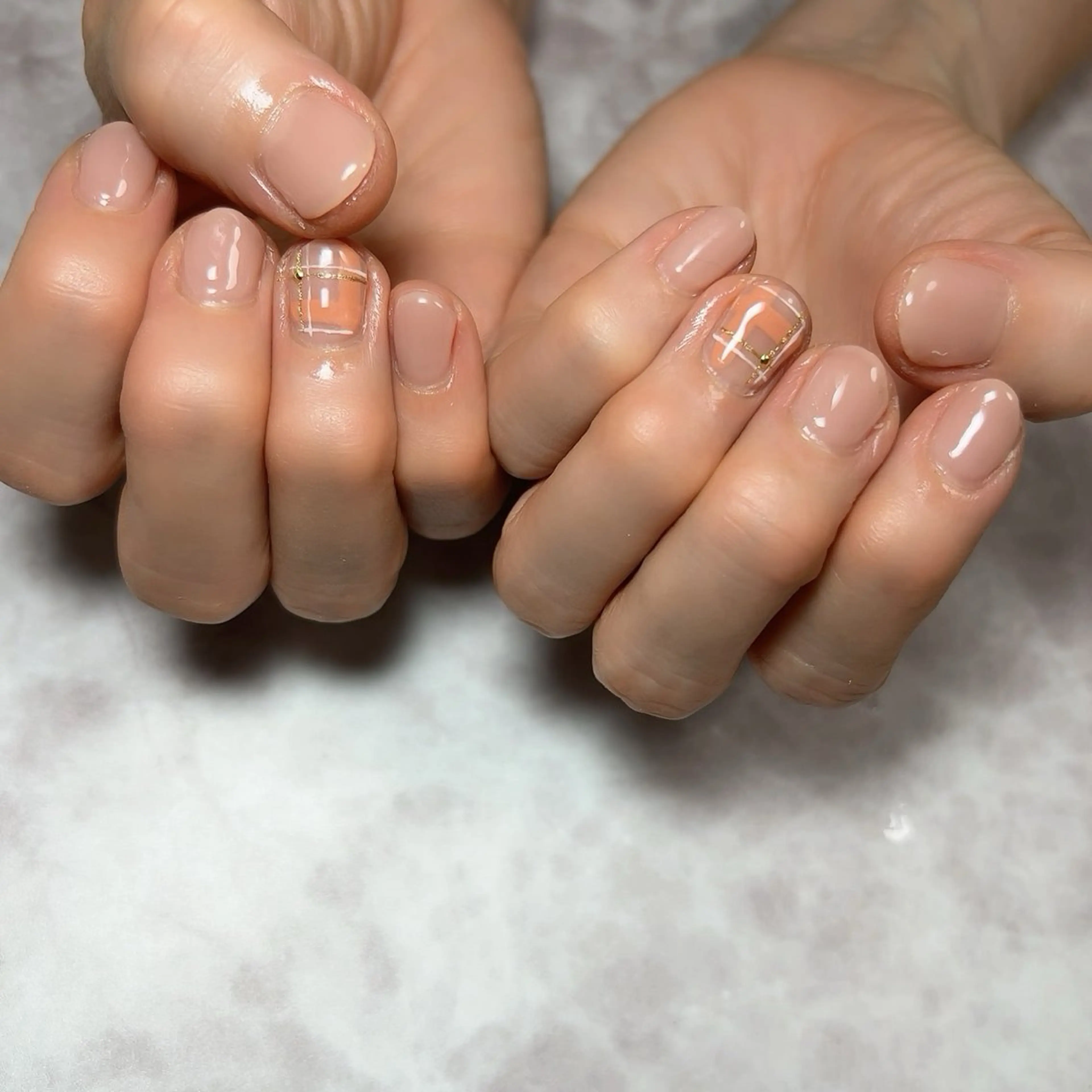 デザインネイル2本アート[オフ込み][オフなし]の写真