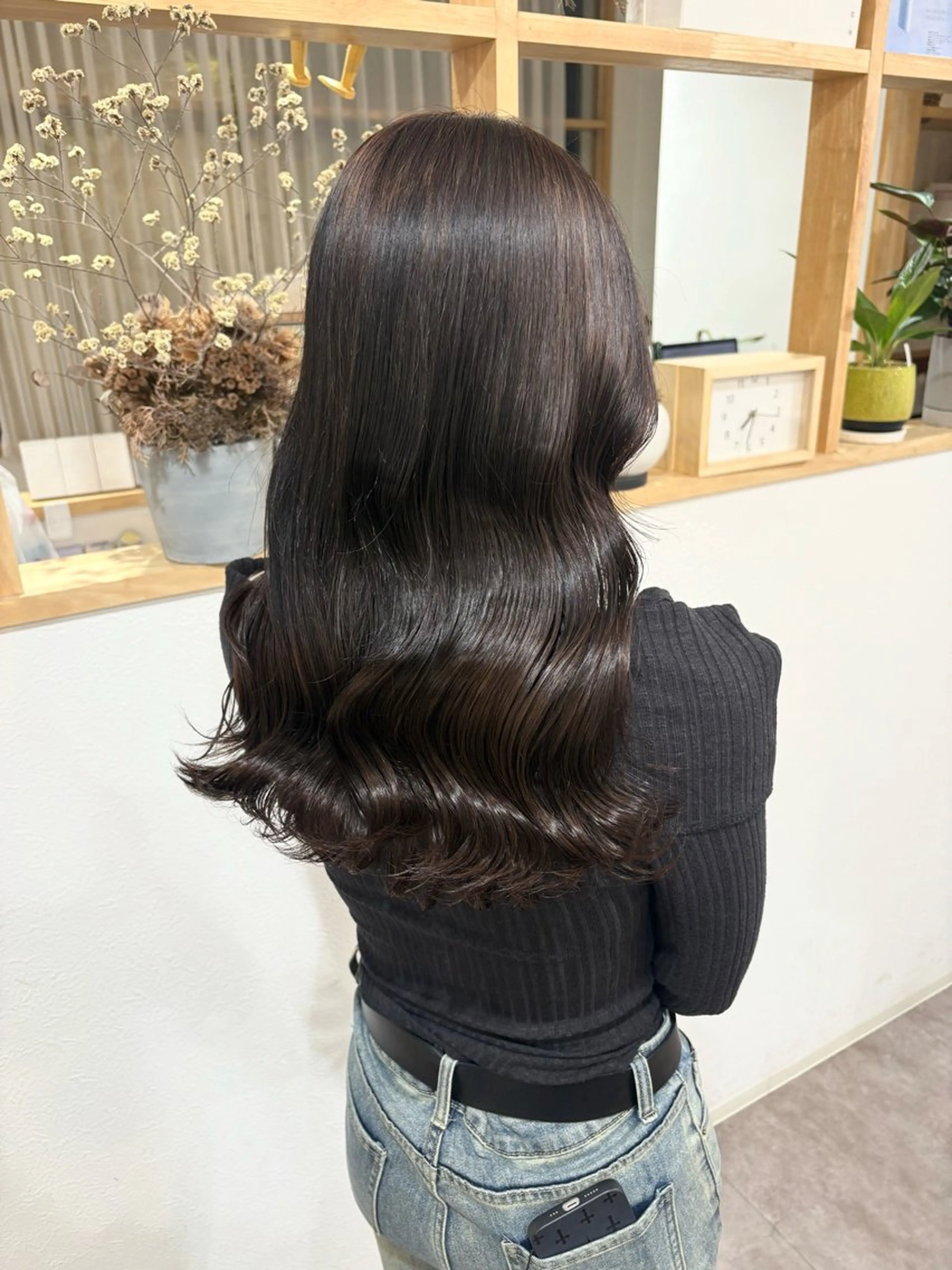 セミロング merc.🧸🫧 平山莉子のヘアスタイル