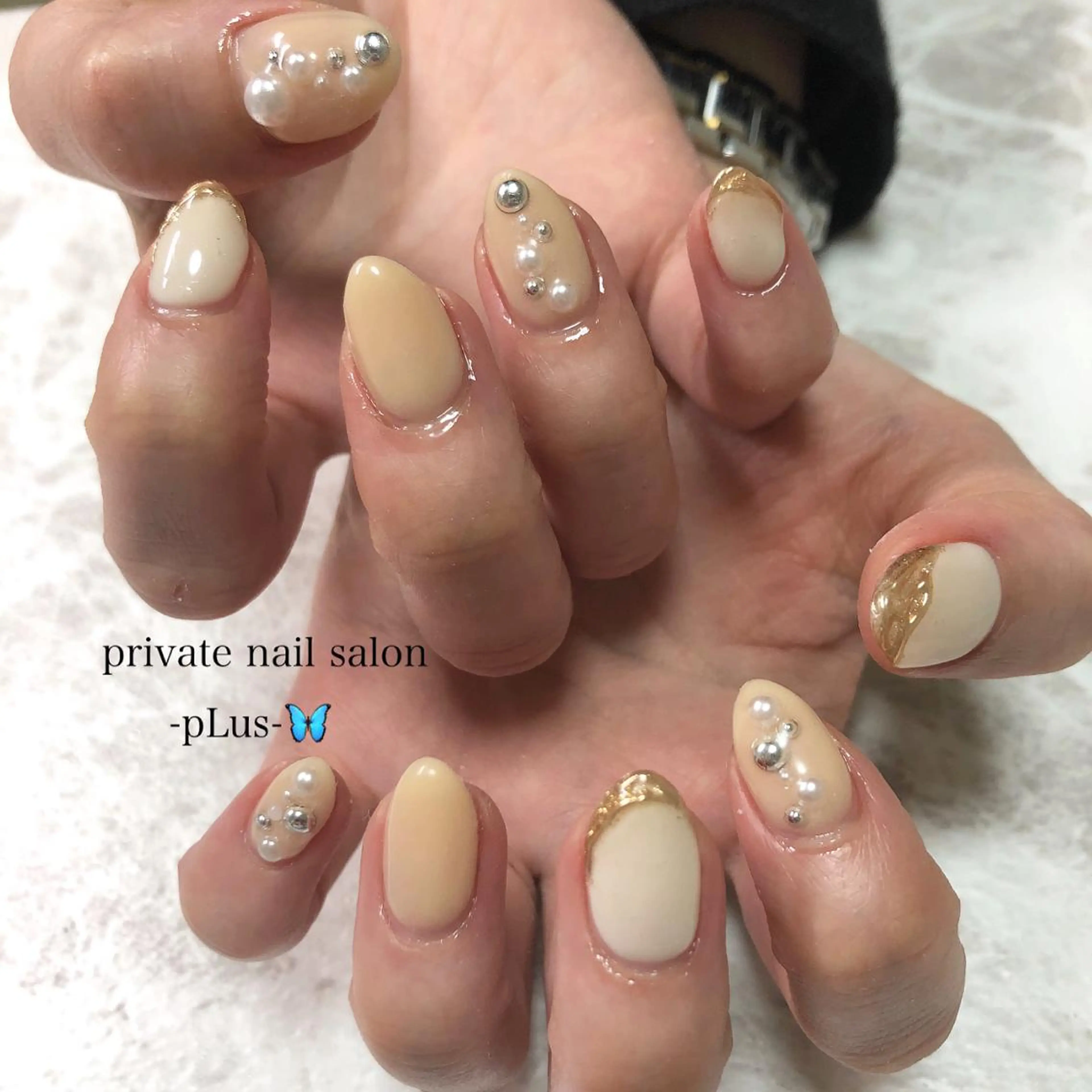 ネイル フレンチネイル ミラーネイル nail salon 7_seven_所属・nail salon 7 _seven_のネイルデザイン