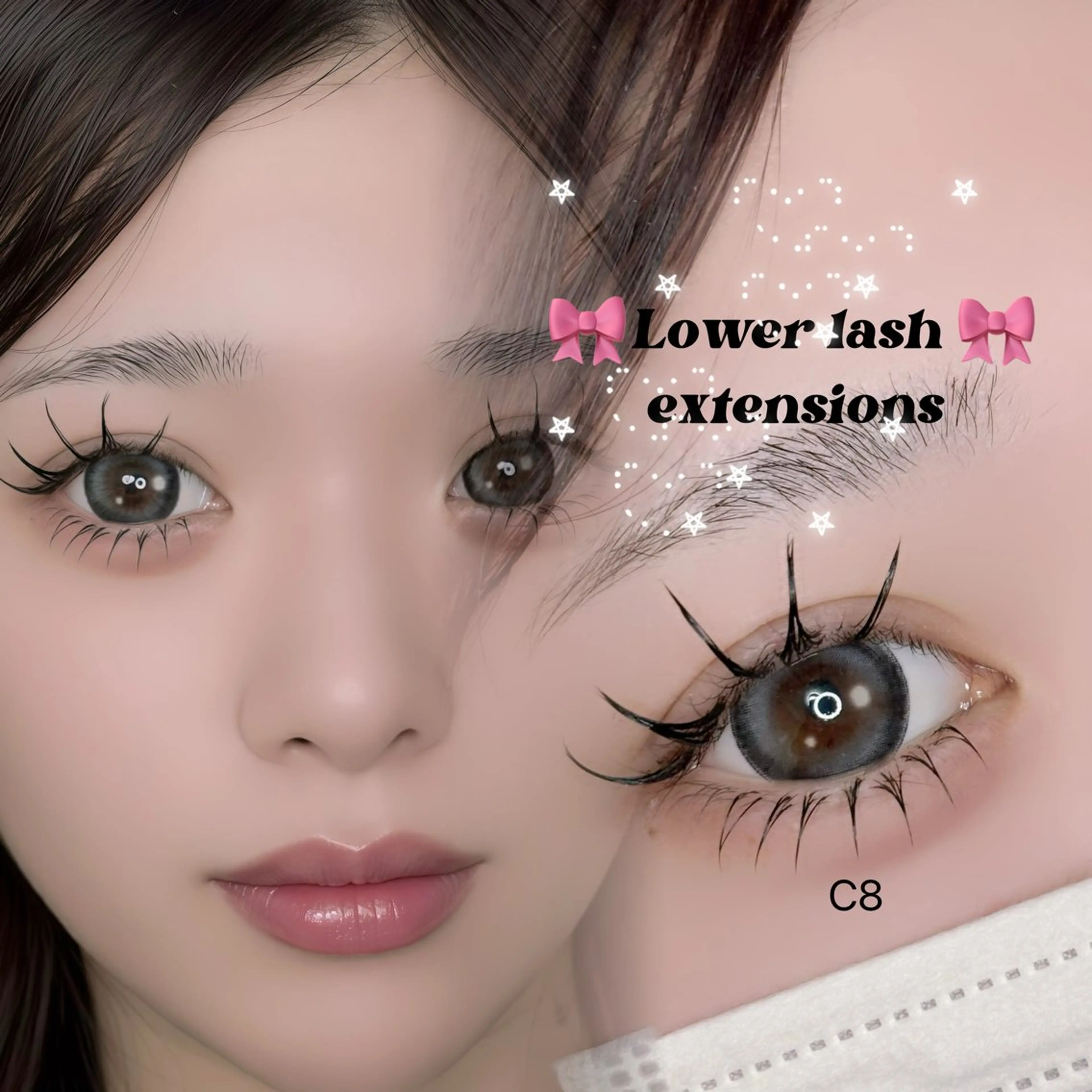 【🎄12月限定🎄】下マツエク(本数無制限)コーティング仕上げ★の写真