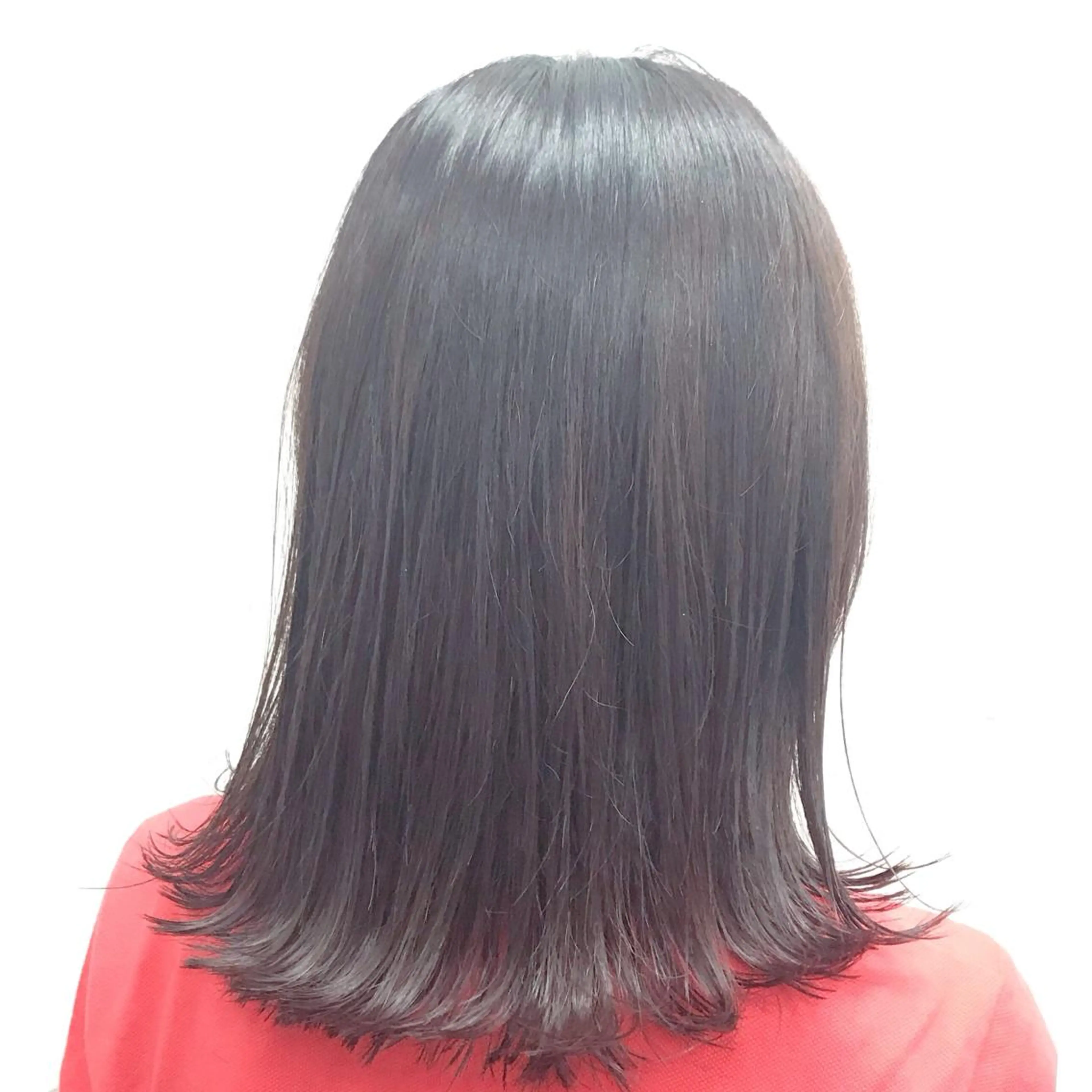 ミディアム 韓国　縮毛矯正 髪質改善　木村のヘアスタイル