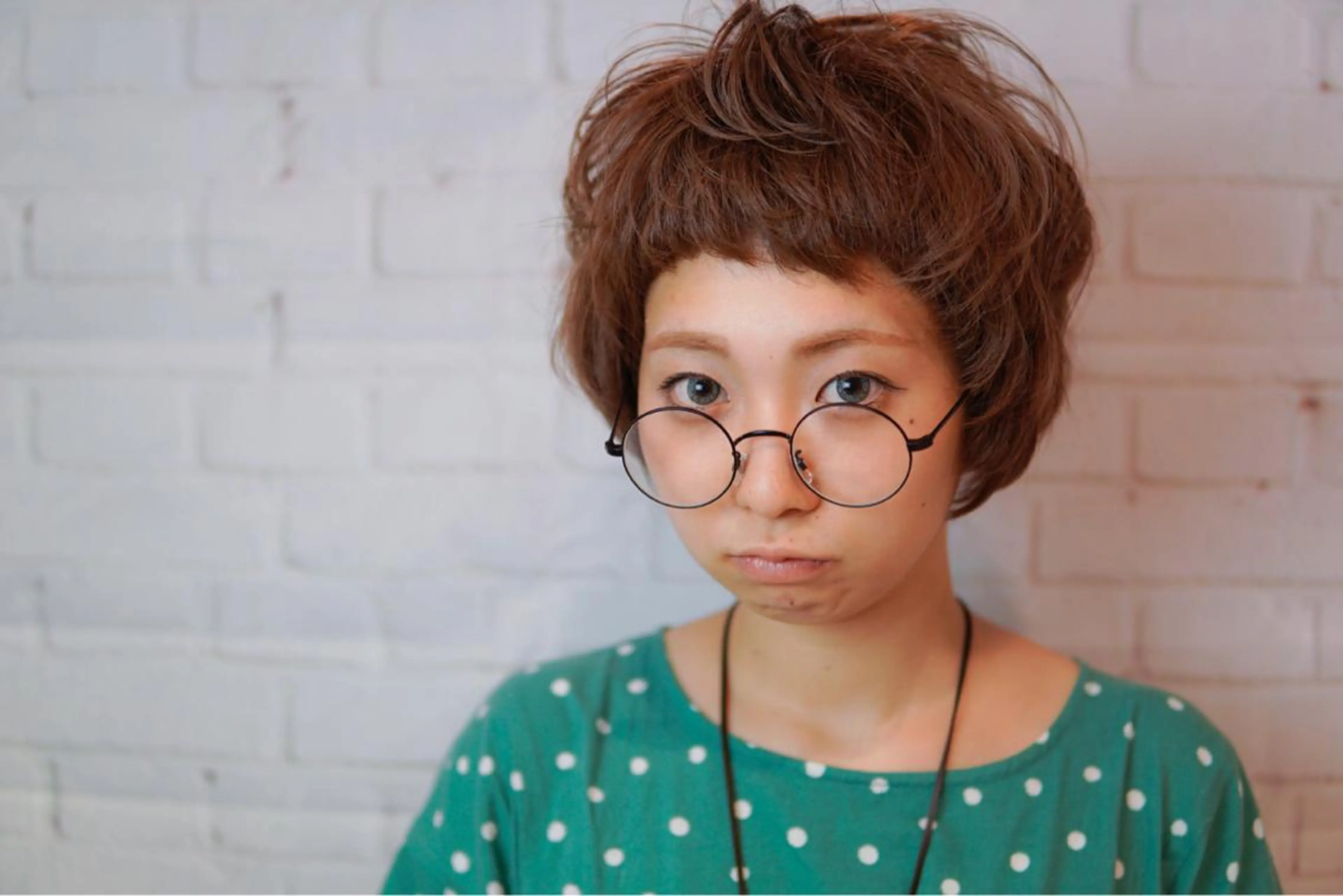 ショート カラー パーマ ショートボブ ボブ ショートヘア 髪質改善、エクステ 山口卓哉のヘアスタイル