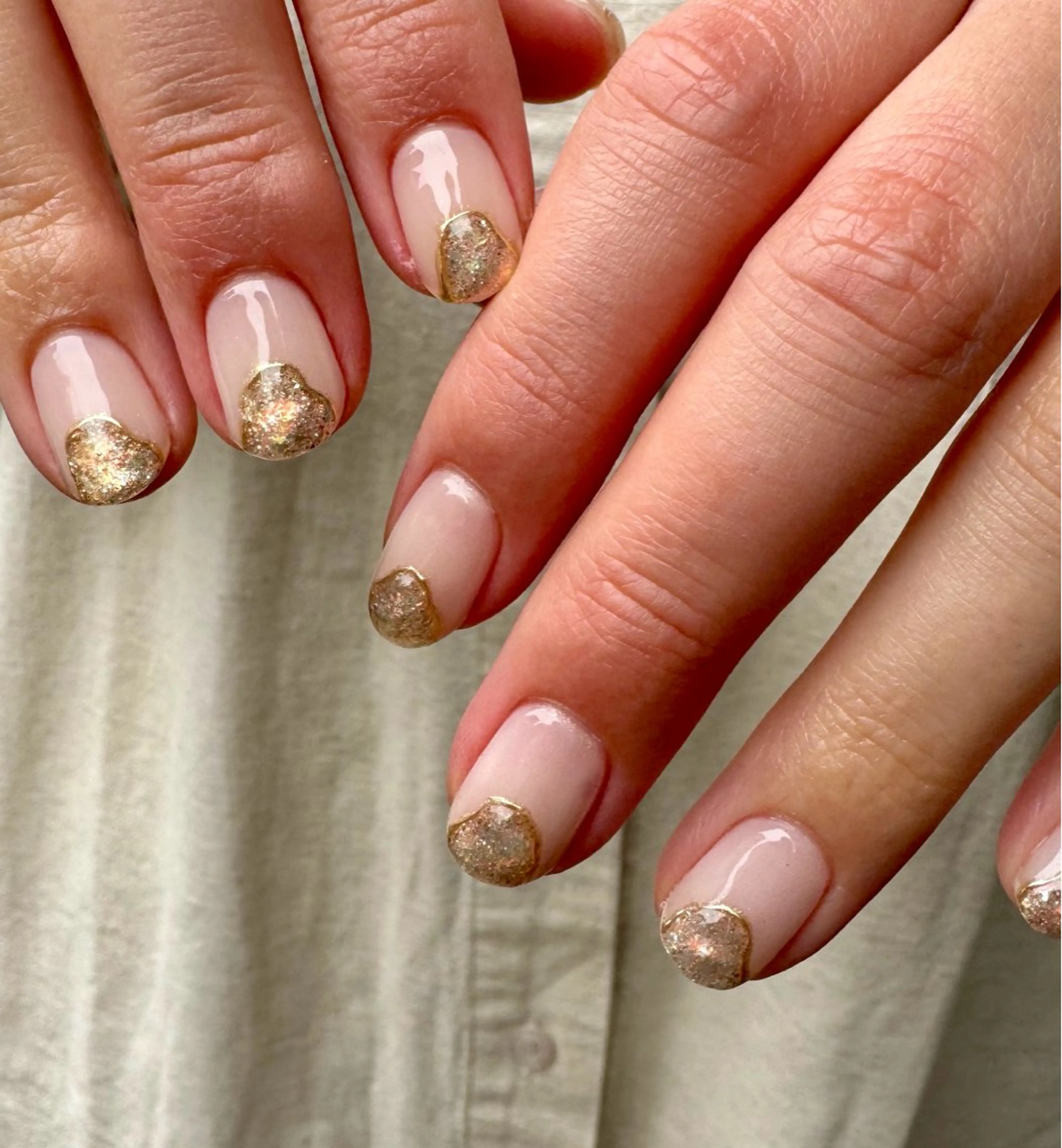 ネイル ニュアンスネイル ハンドネイル Blé nailのネイルデザイン