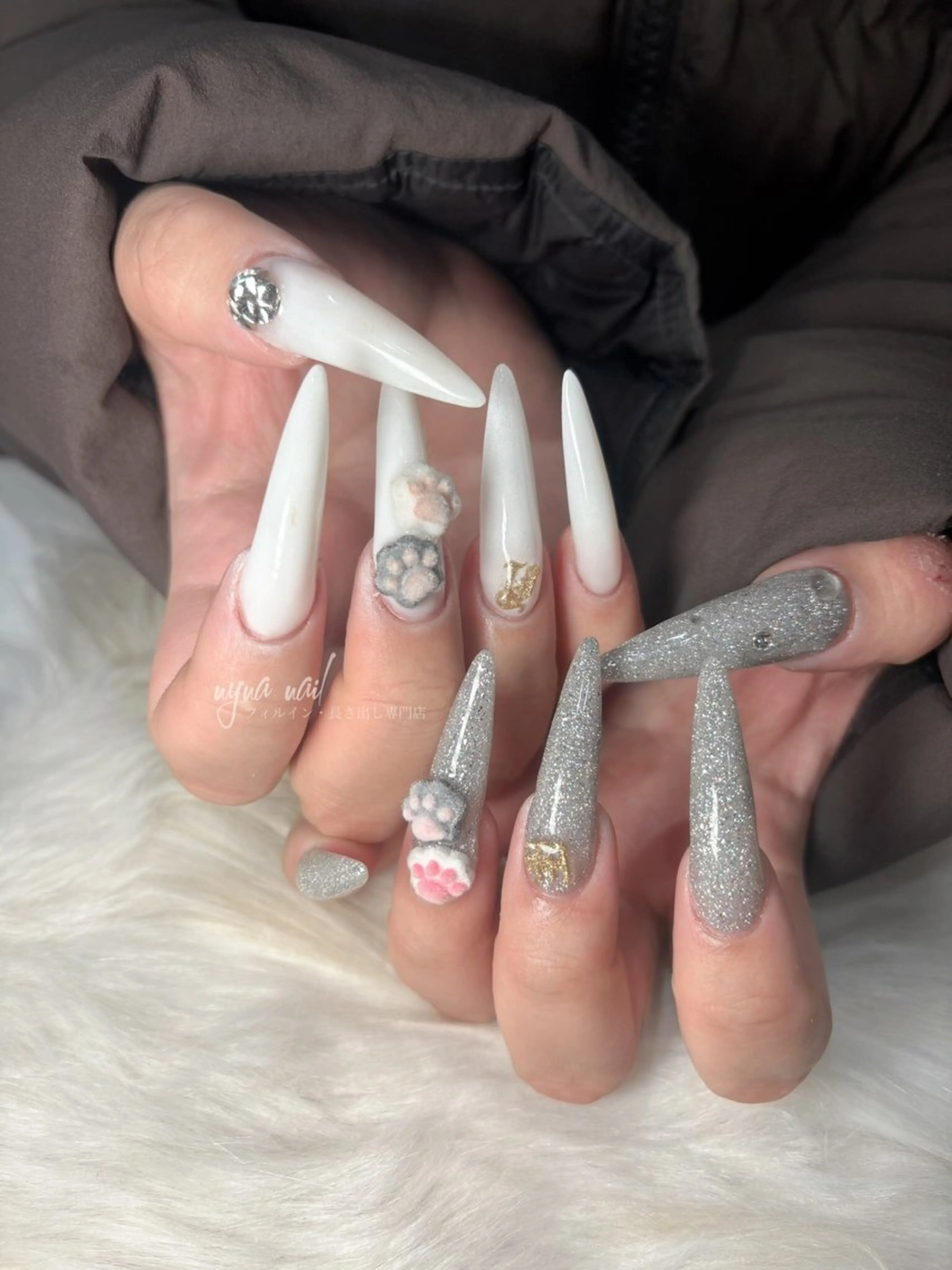 ネイル ハンドネイル 長さ出し専門 nynaのネイルデザイン