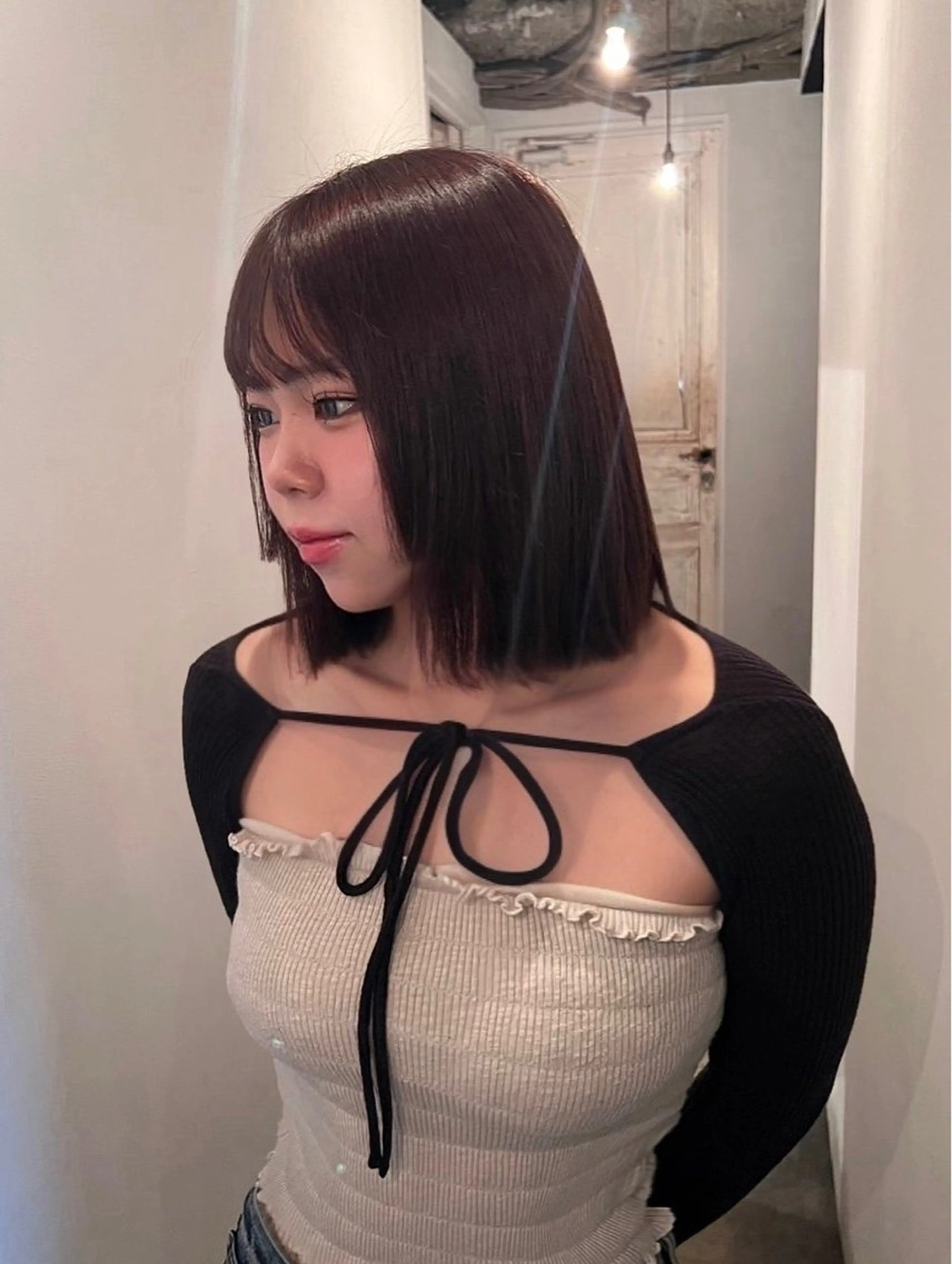 カラー ブラウンカラー 神崎 玲海のヘアスタイル