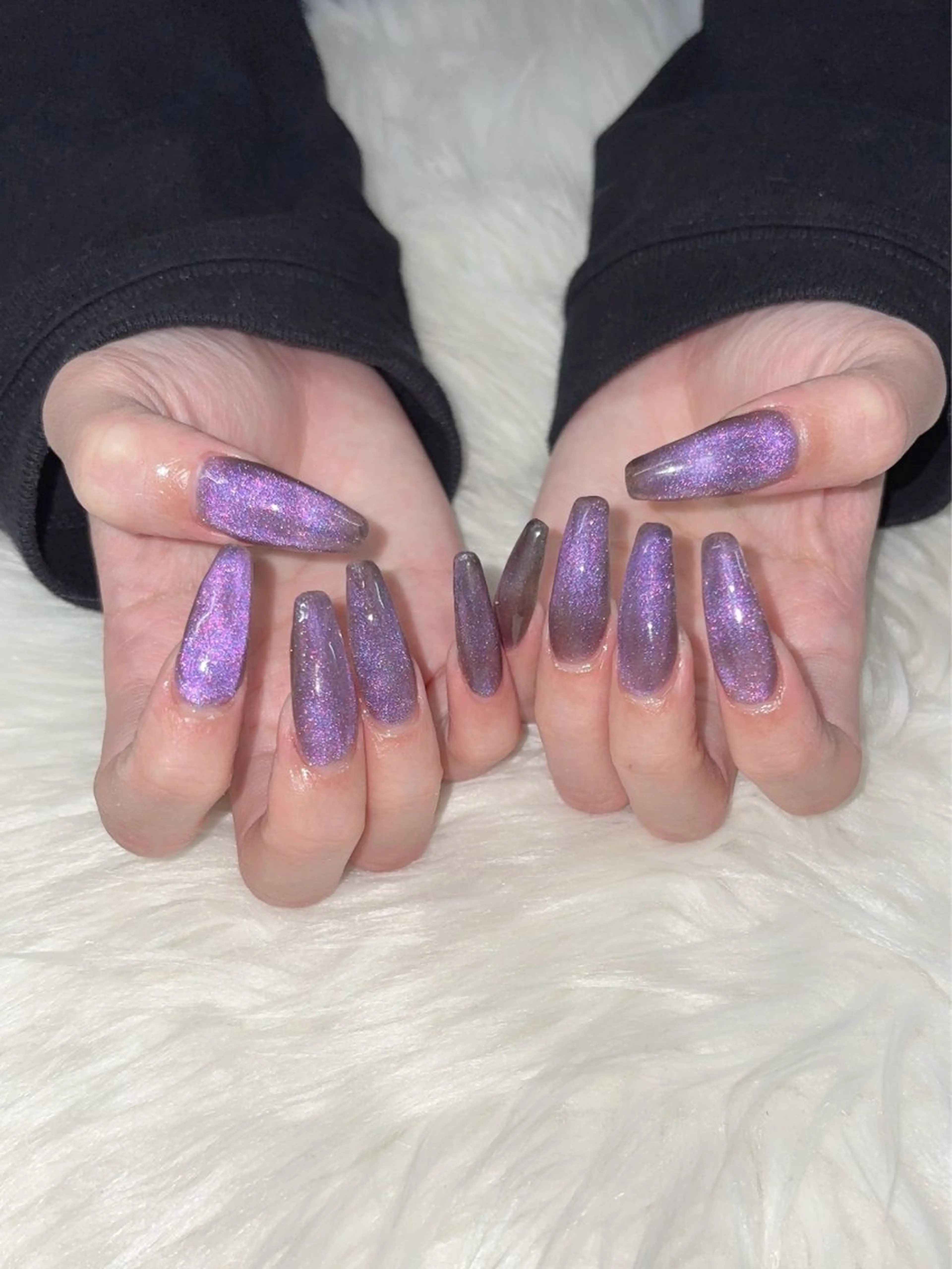 ネイル マグネットネイル スカルプネイル ハンドネイル BLUEM みおちのネイルデザイン