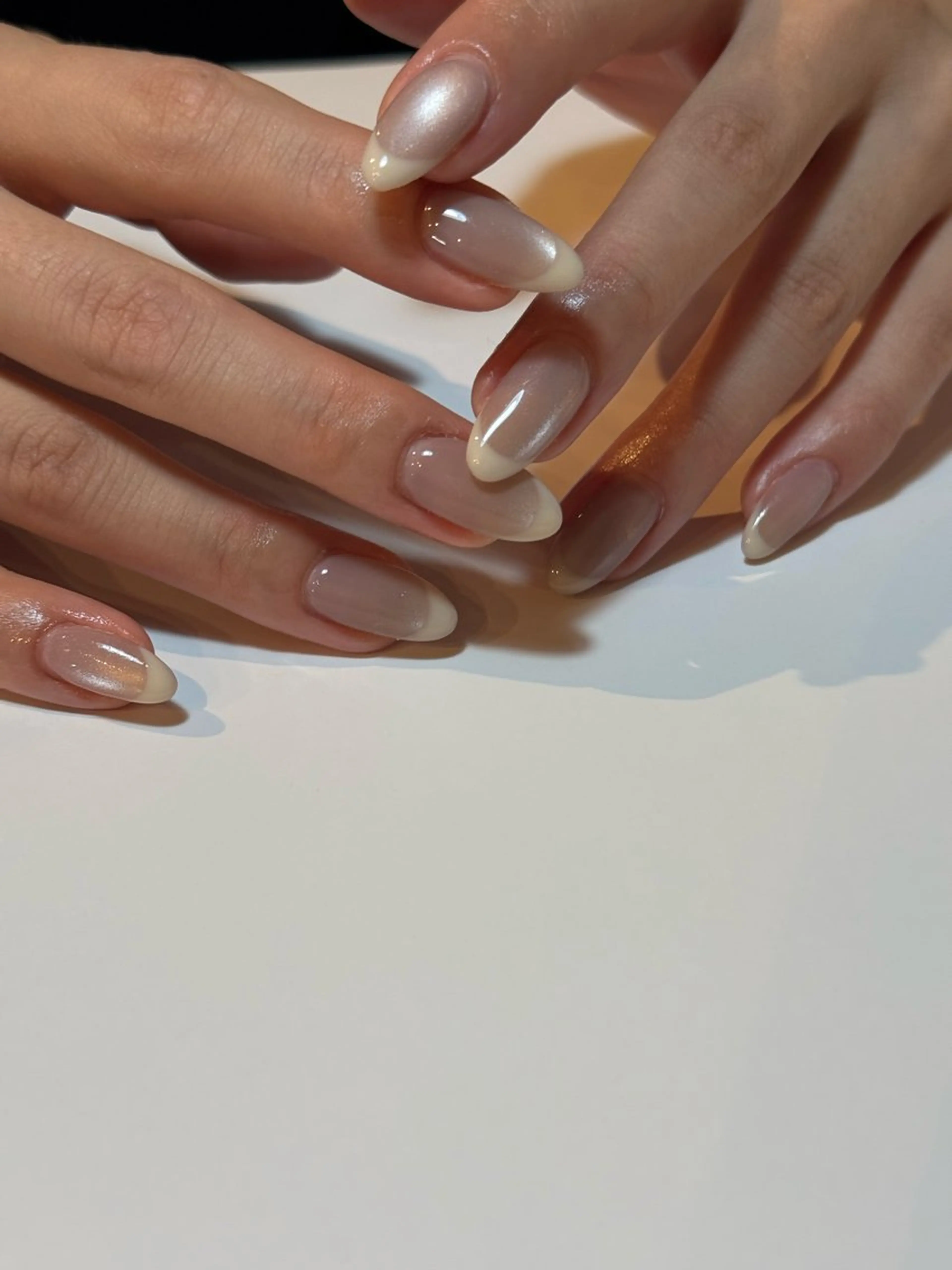 ネイル フレンチネイル マグネットネイル Manon Yuiのネイルデザイン