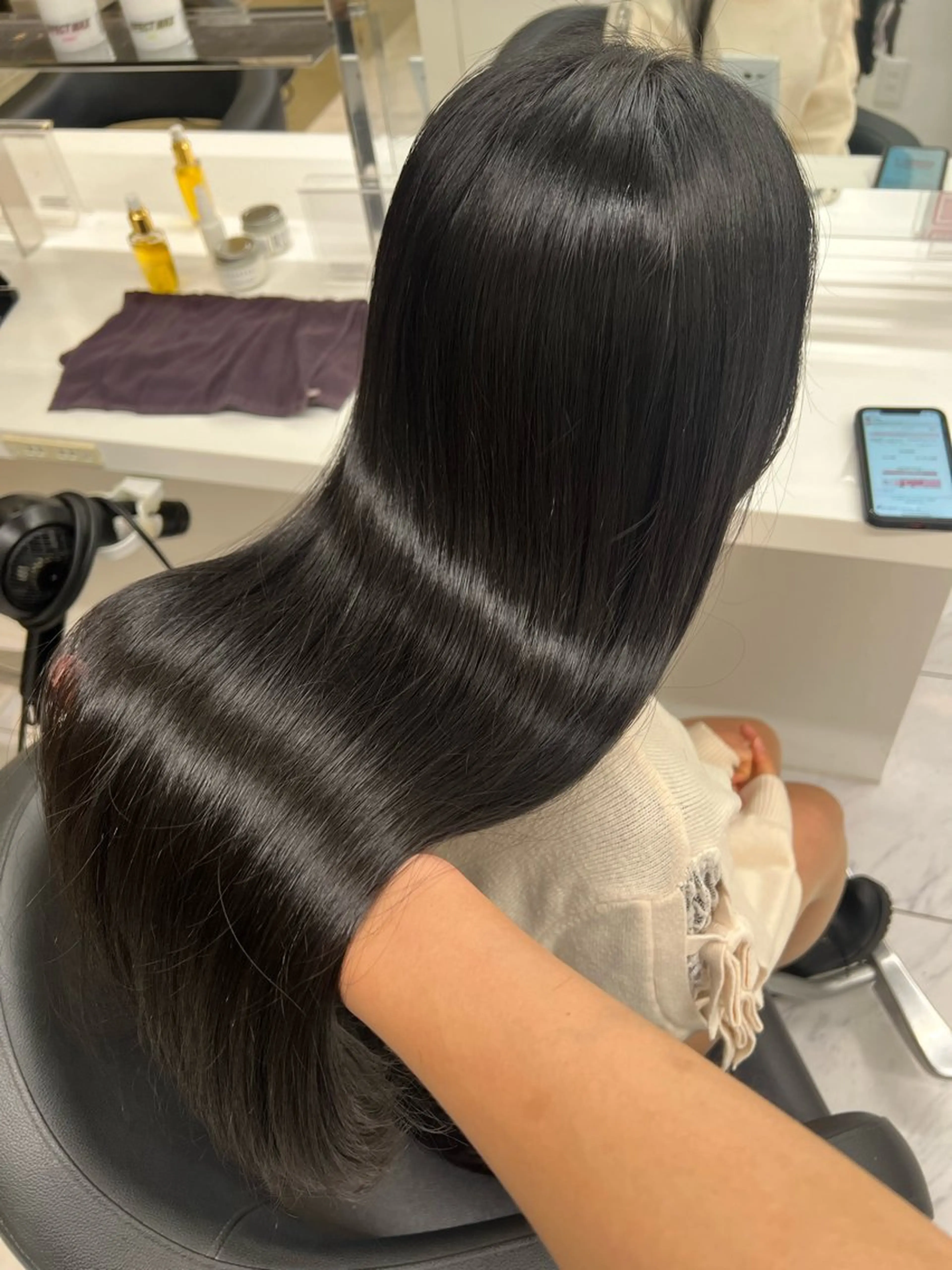 ロング カラー カット ヘアカラー トリートメント 韓国レイヤーカット /REIのヘアスタイル