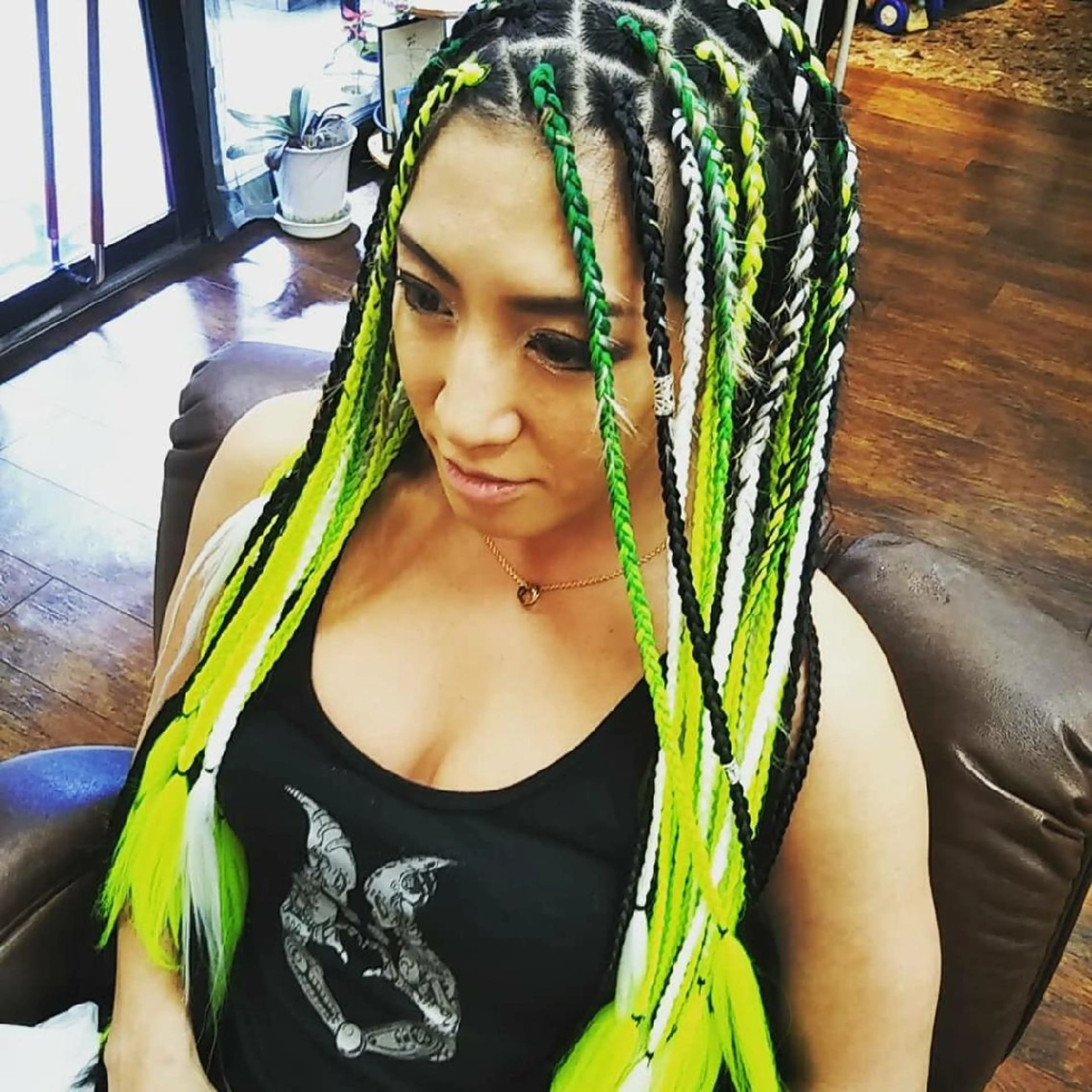 ヘアアレンジ ロング エクステ scamp ★のヘアスタイル