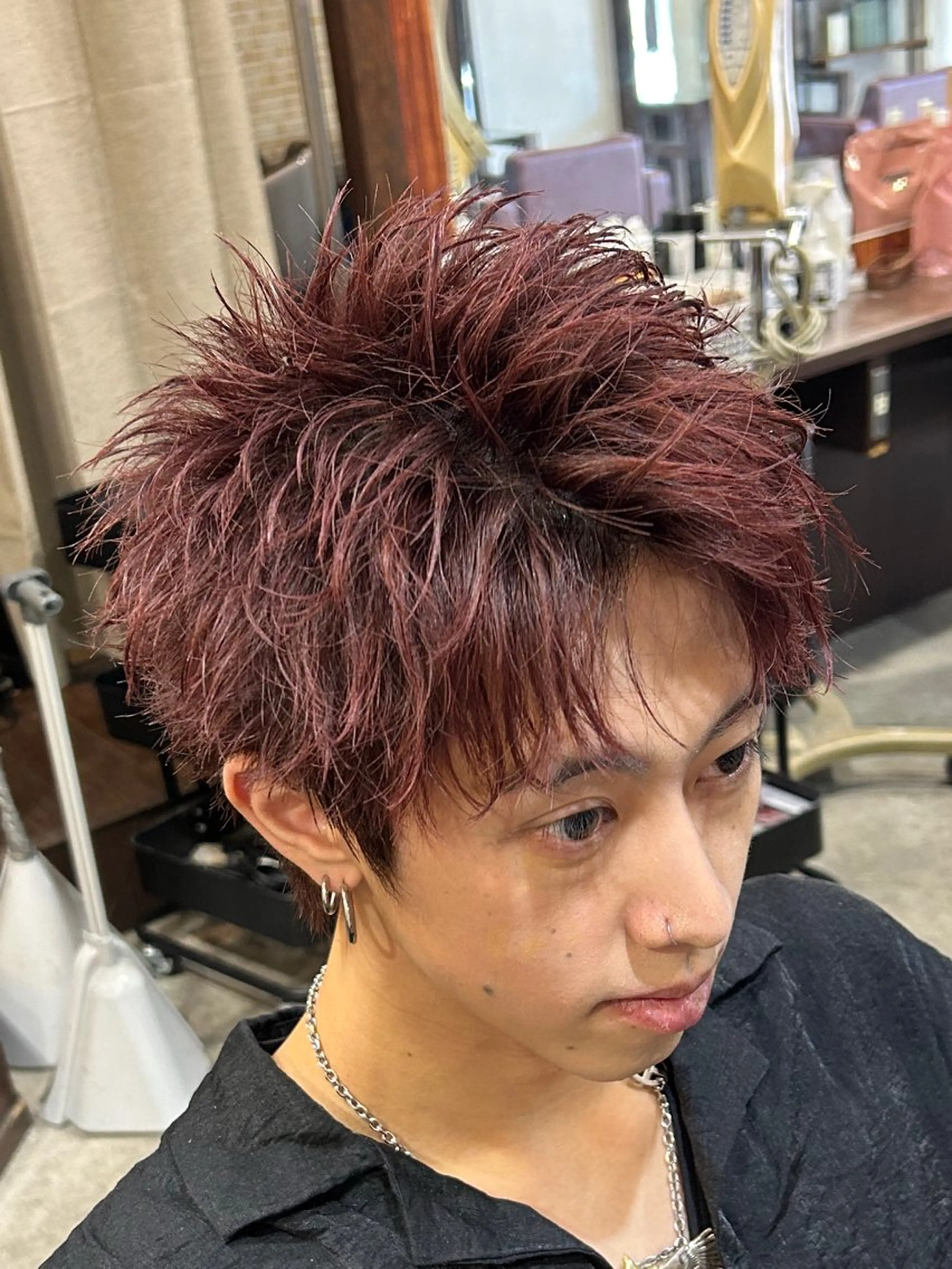 ショート メンズ ショートヘア カット ヘアカラー 【メンズ特化✨️】 韓国風ヘア/栁沼遼眞のヘアスタイル