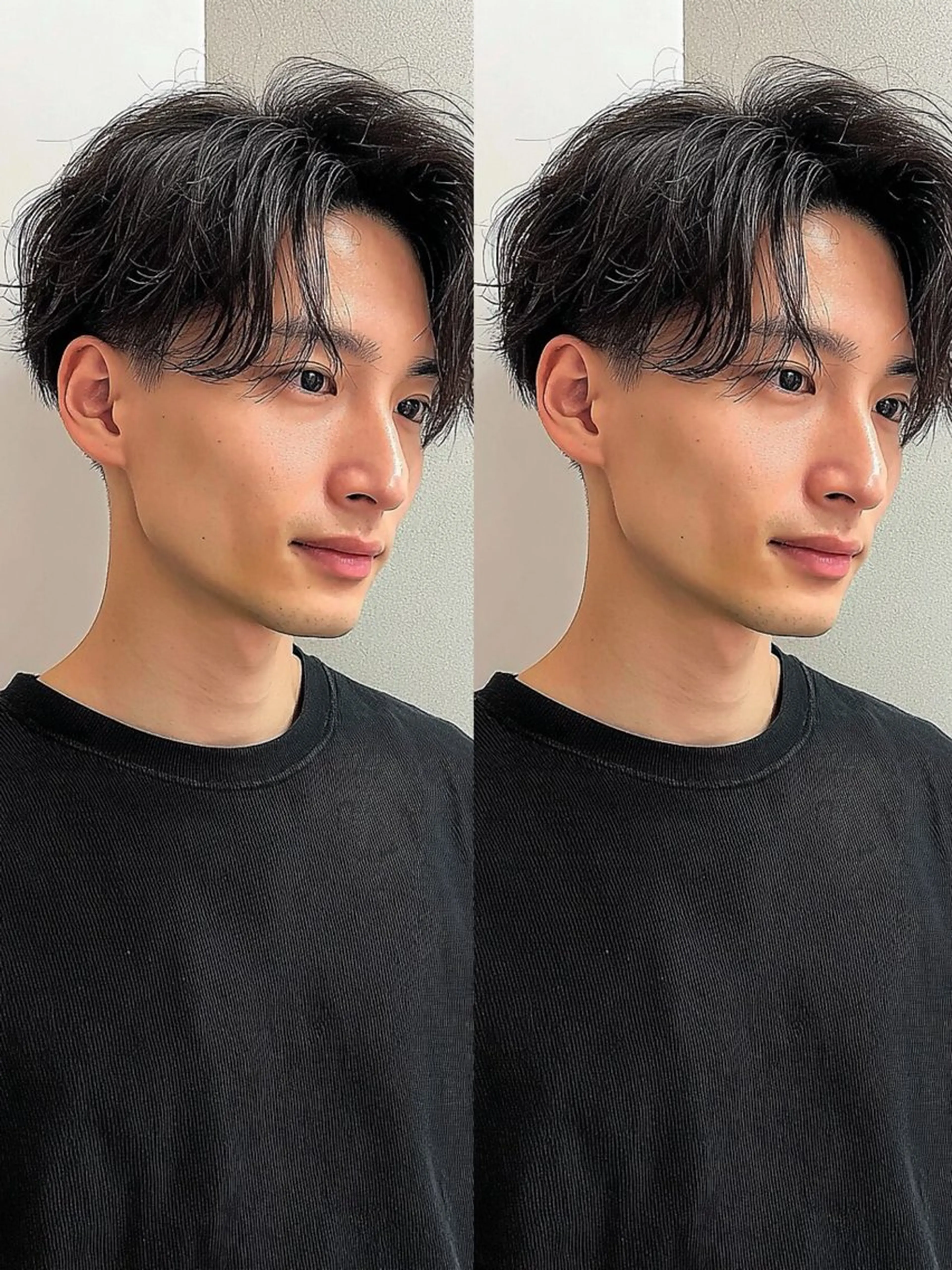 ミディアム パーマ メンズ ミディアムパーマ メンズパーマ ニュアンスパーマ カラーソムリエ/ メンズ特化/ 宮澤蓮のヘアスタイル