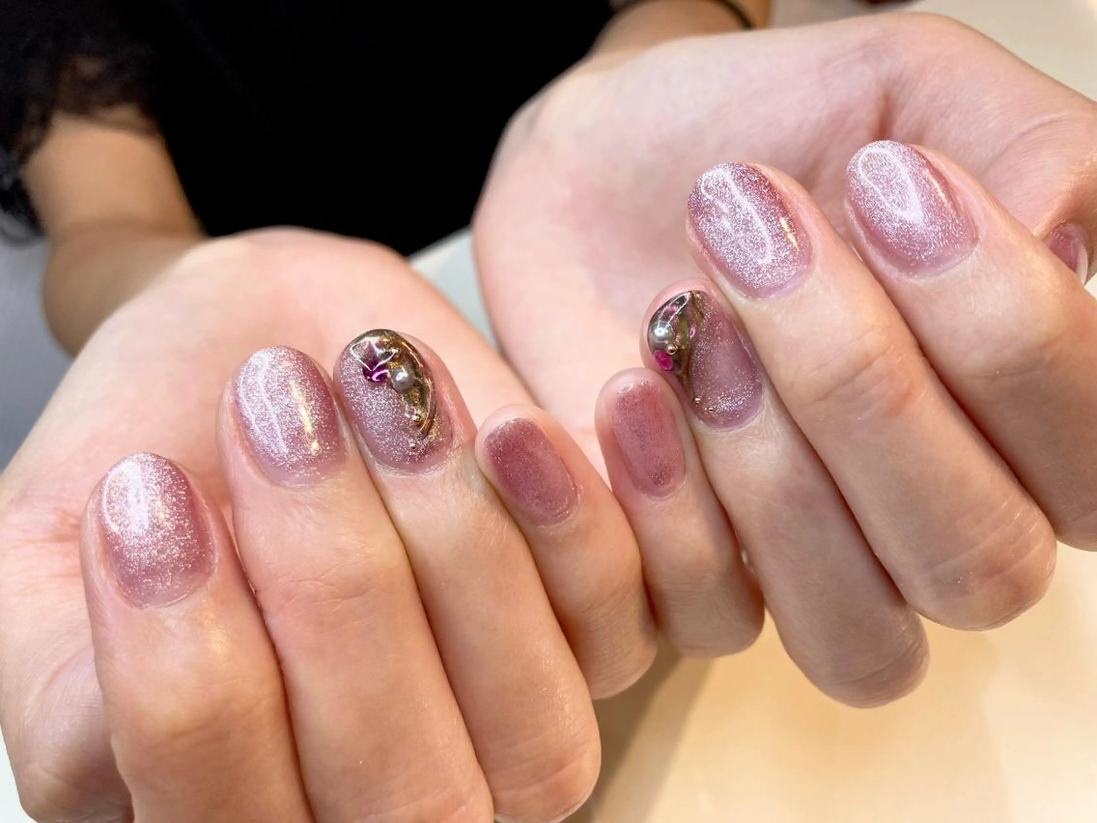 ネイル ジェルネイル マグネットネイル Solmare 中目黒 mutoのネイルデザイン