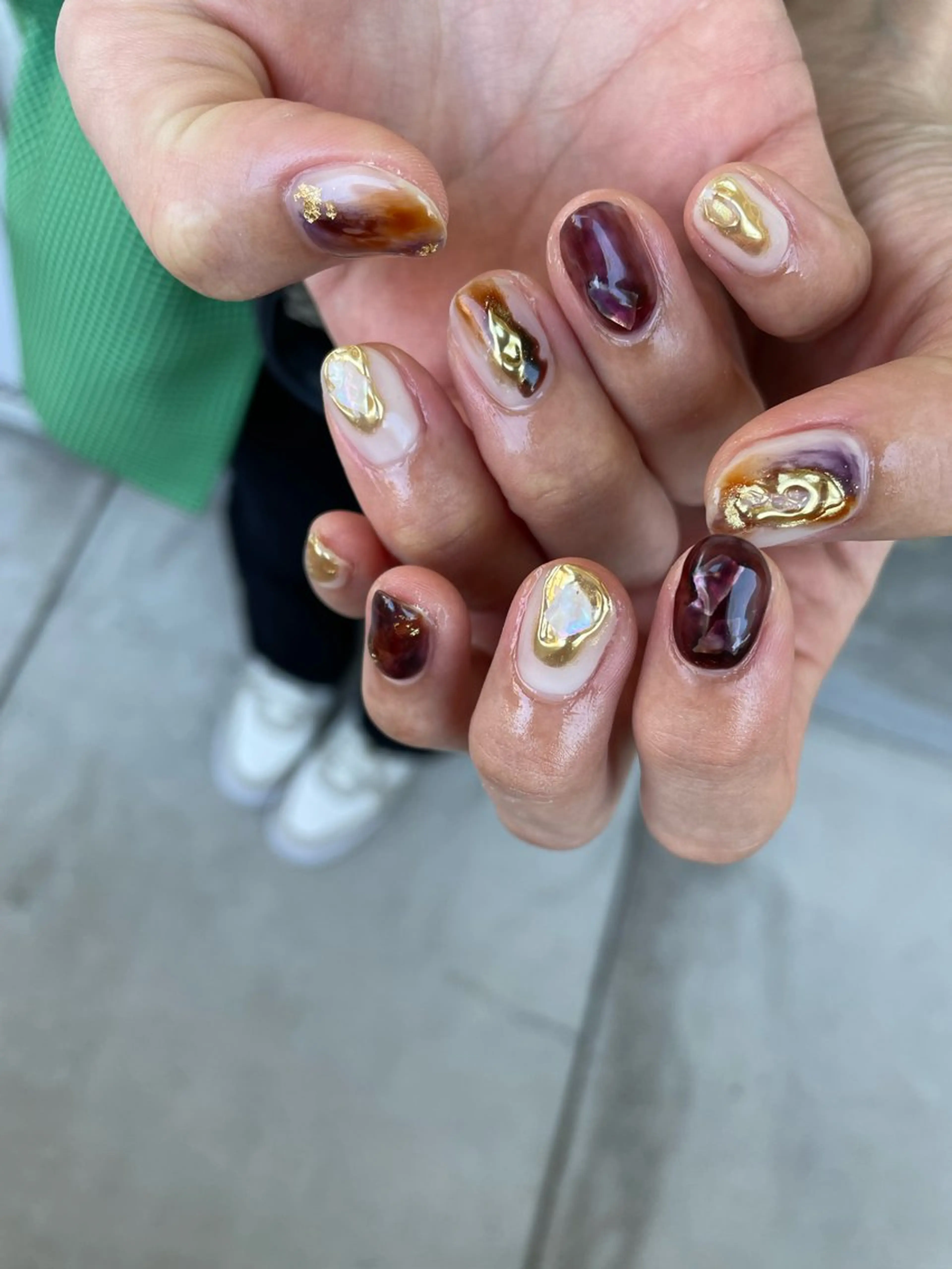 ネイル ニュアンスネイル nailsalon mionのネイルデザイン